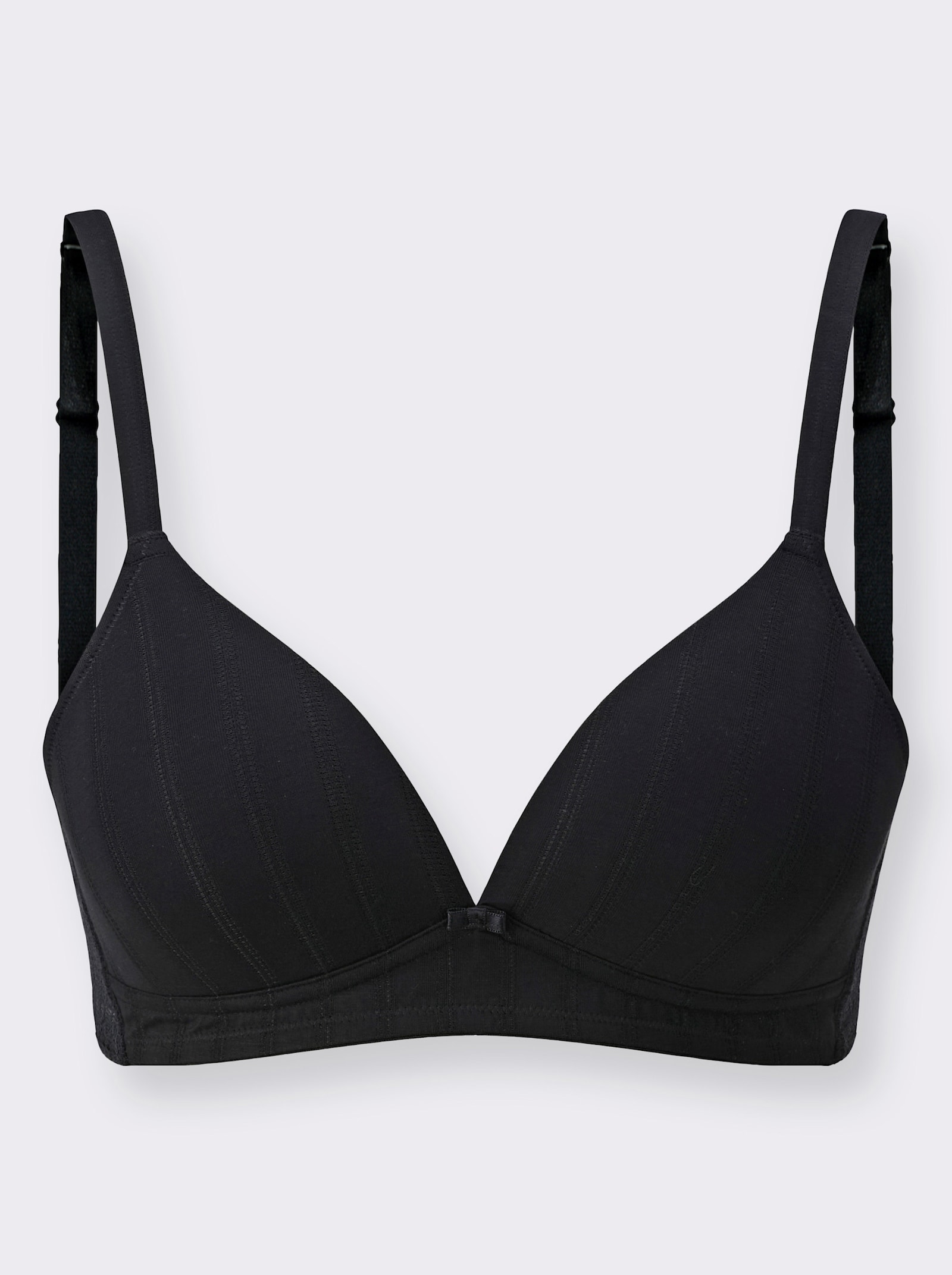 Sassa Schalen-BH ohne Bügel - schwarz