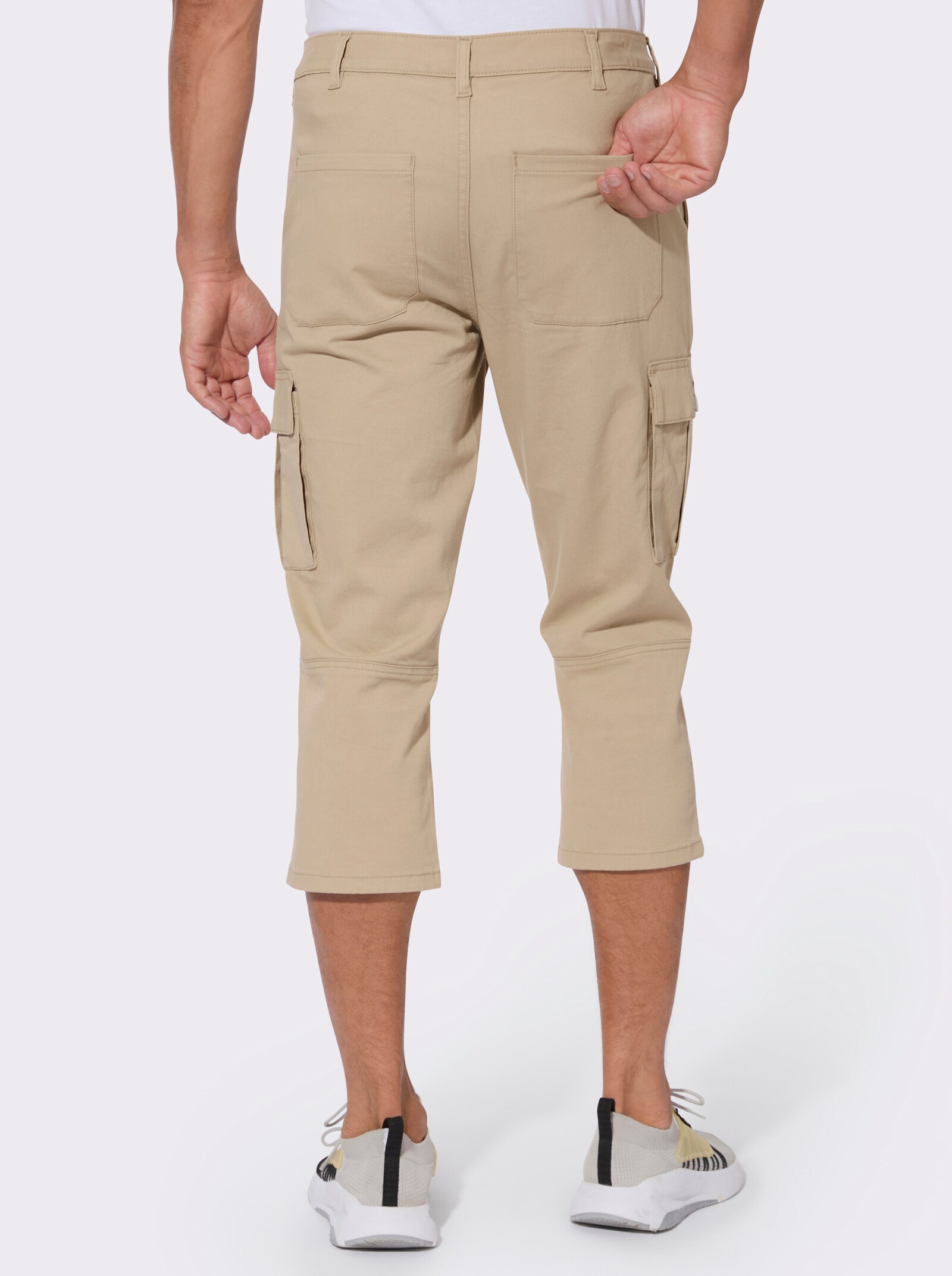 Cargohose in 7/8-Länge - beige