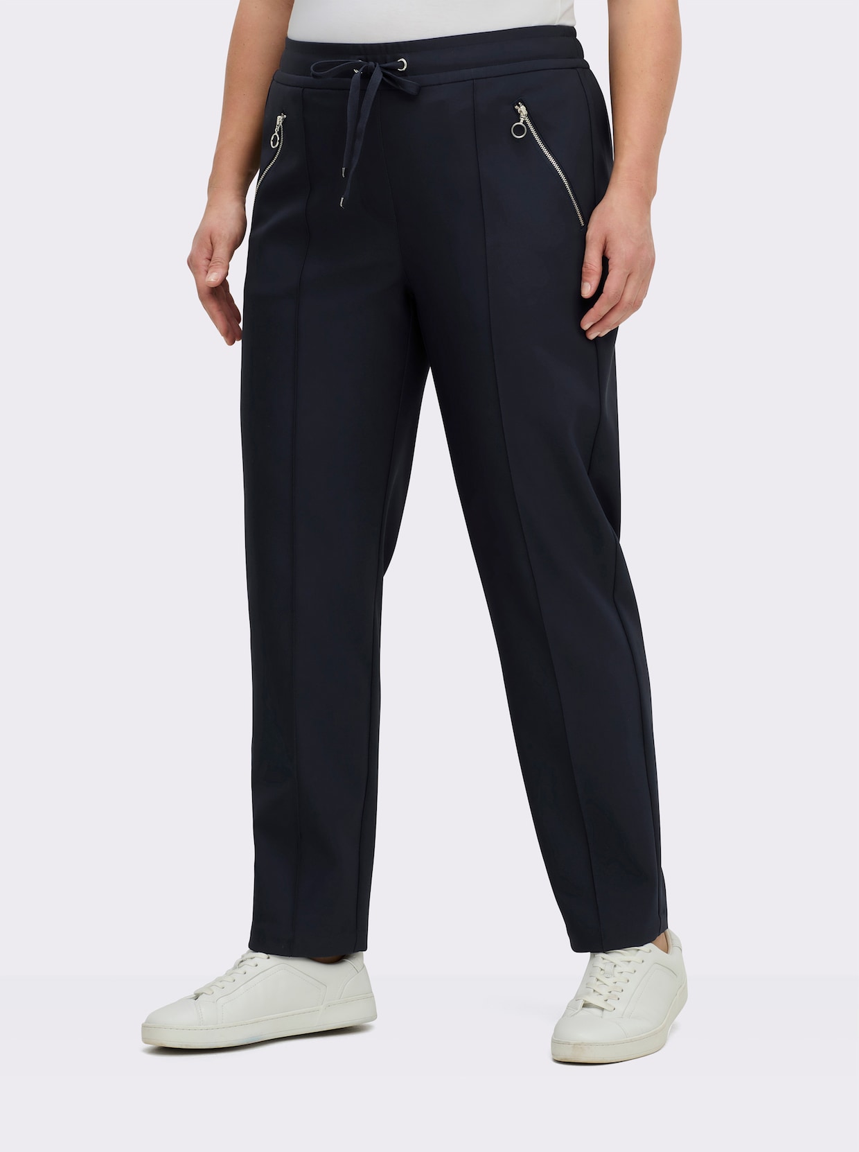 sheego Schlupfhose - tiefblau