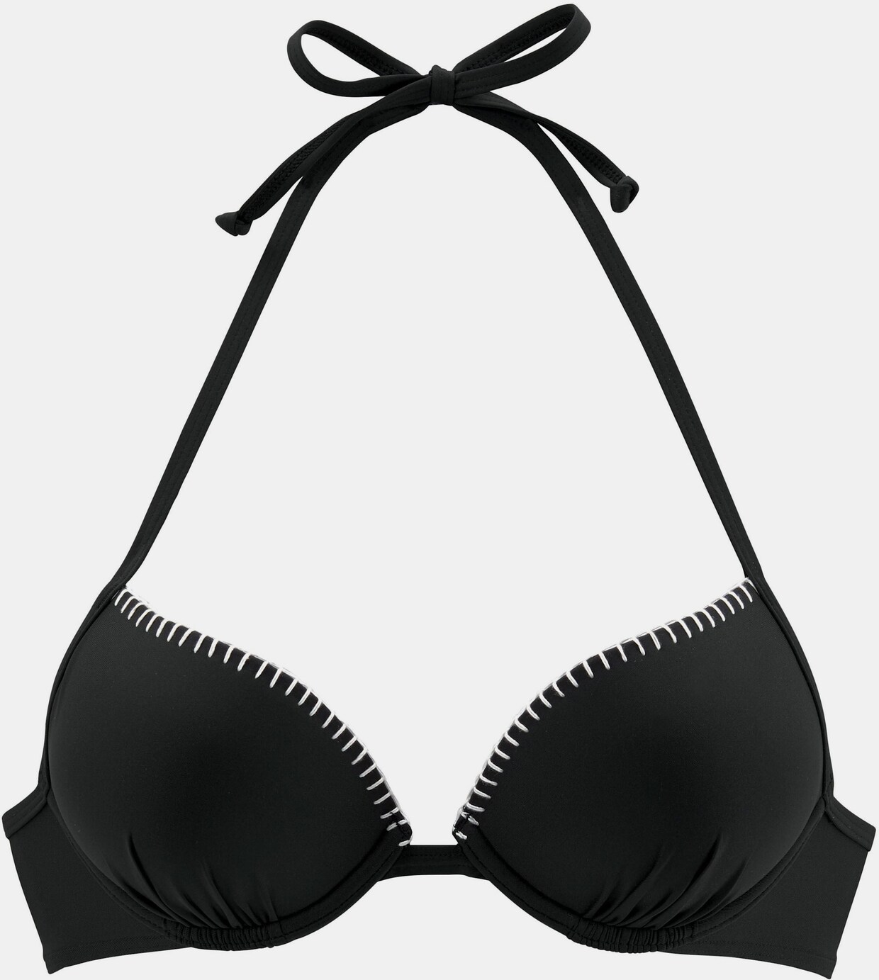 Sunseeker Push-Up-Bikini-Top - schwarz