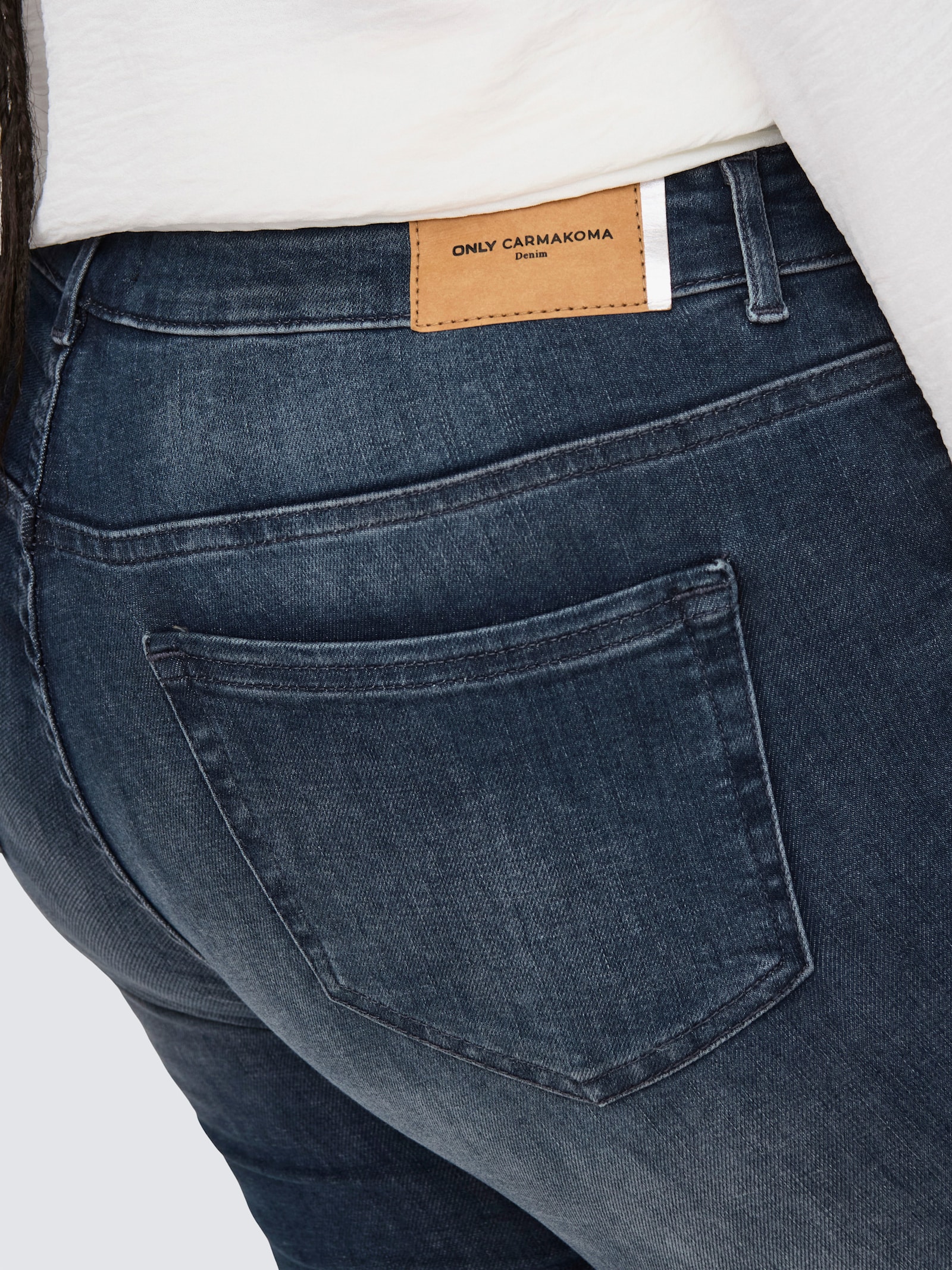 Skinny-fit-Jeans - blue black denim