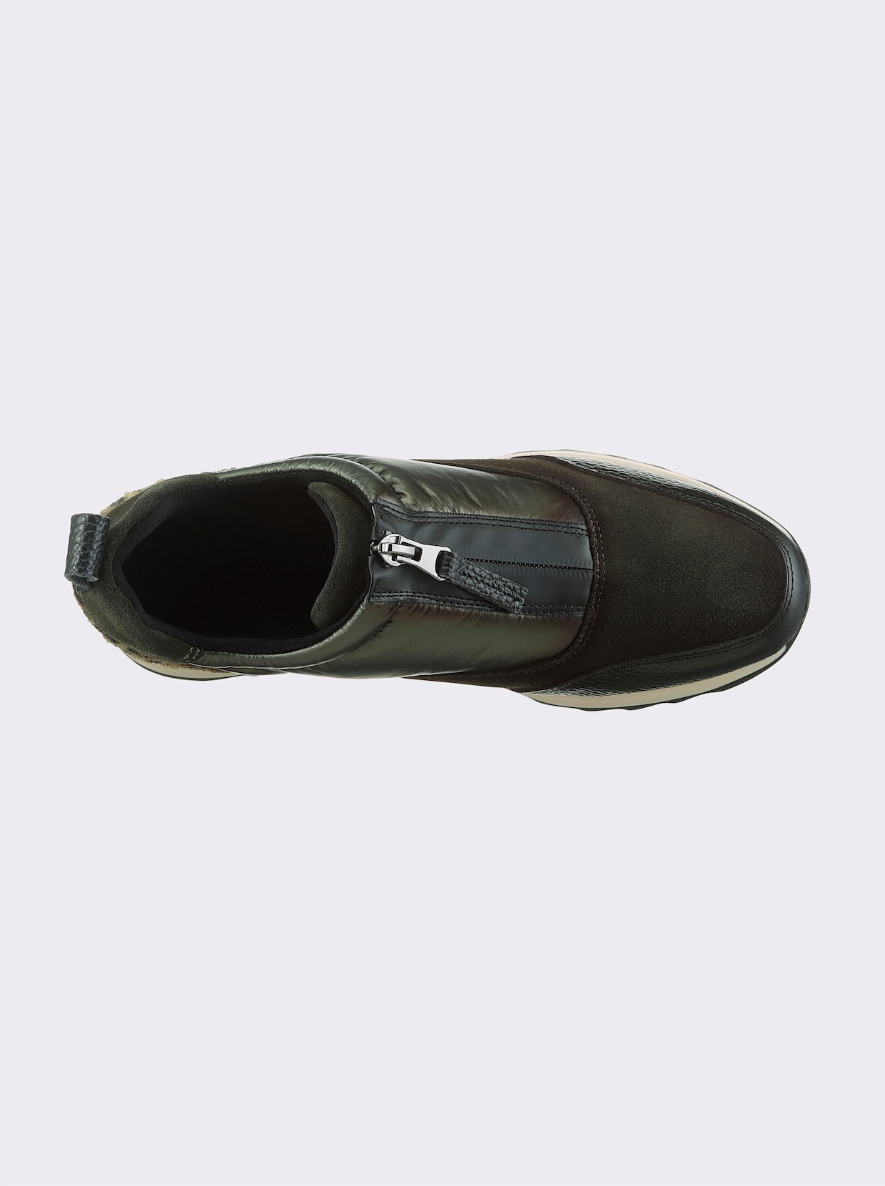 heine Sneaker - kaki/olijf gedessineerd