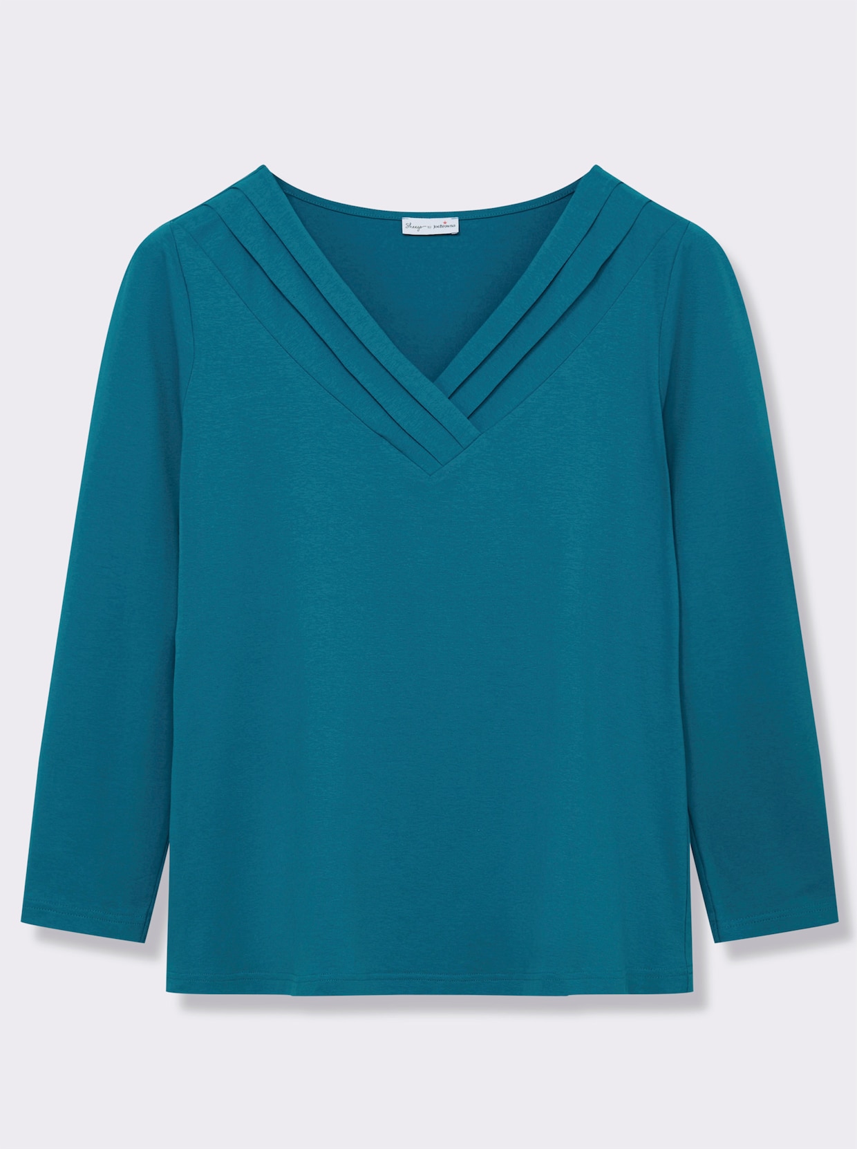 sheego by Joe Browns Langarmshirt - topas