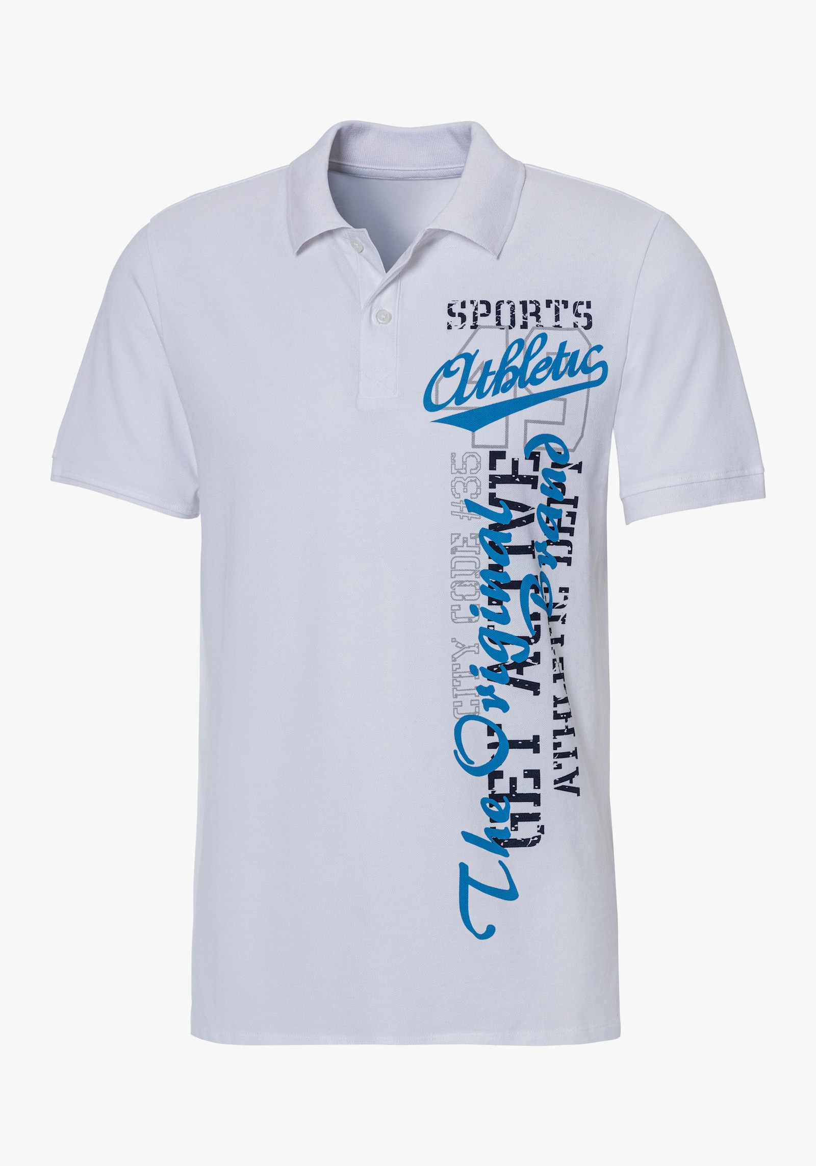 John Devin Poloshirt - weiß