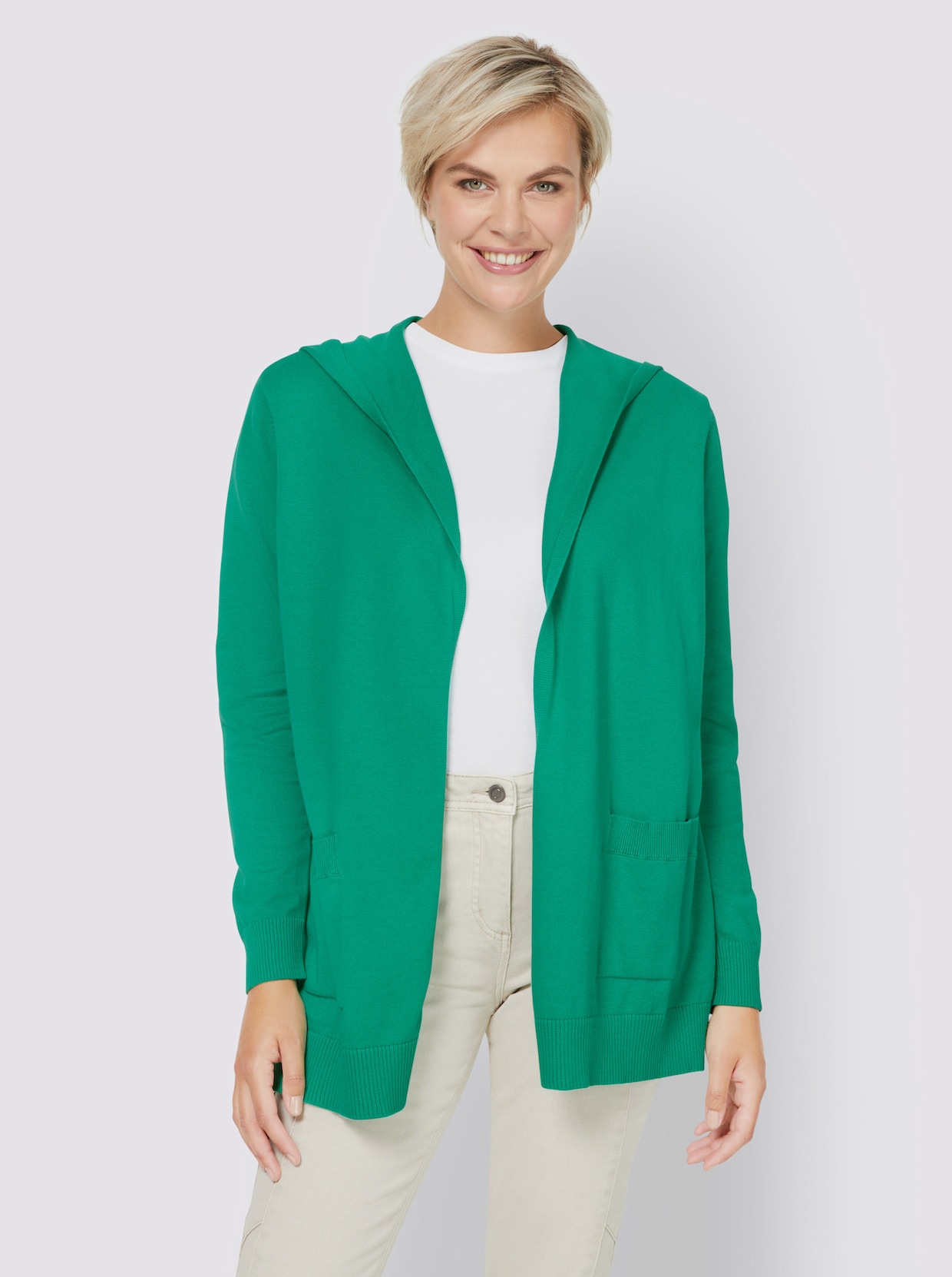 heine Strickjacke - grün
