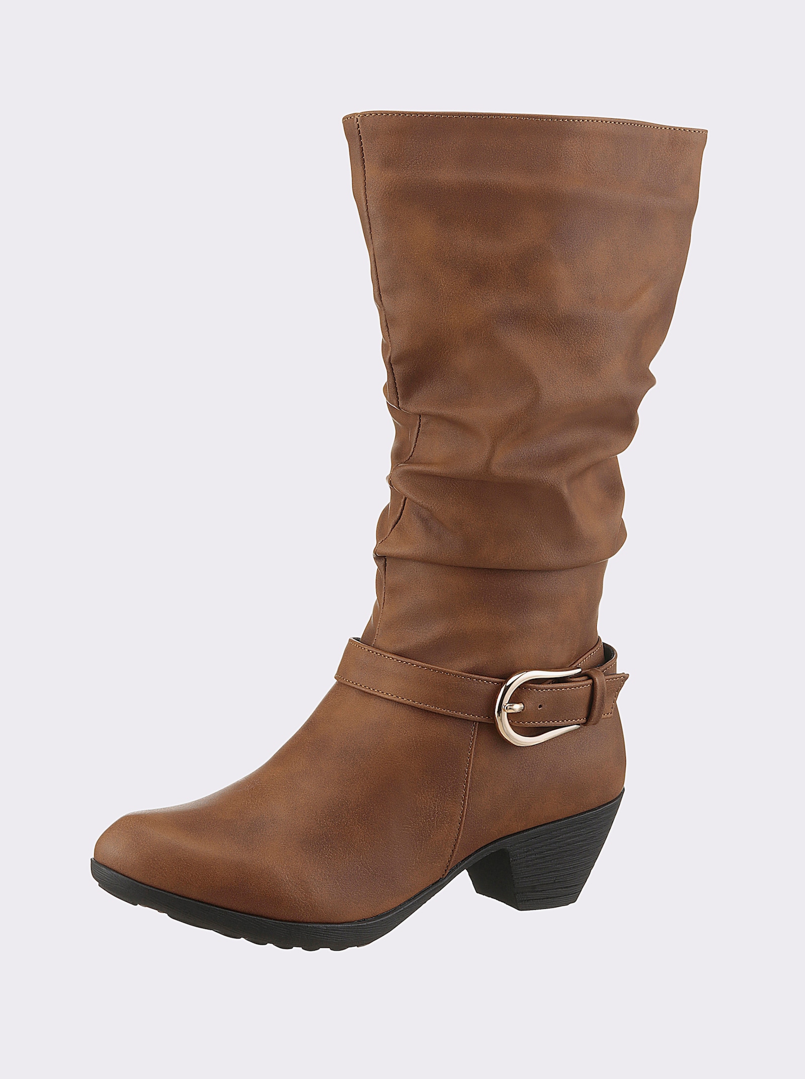 Andrea Conti Stiefel - cognac