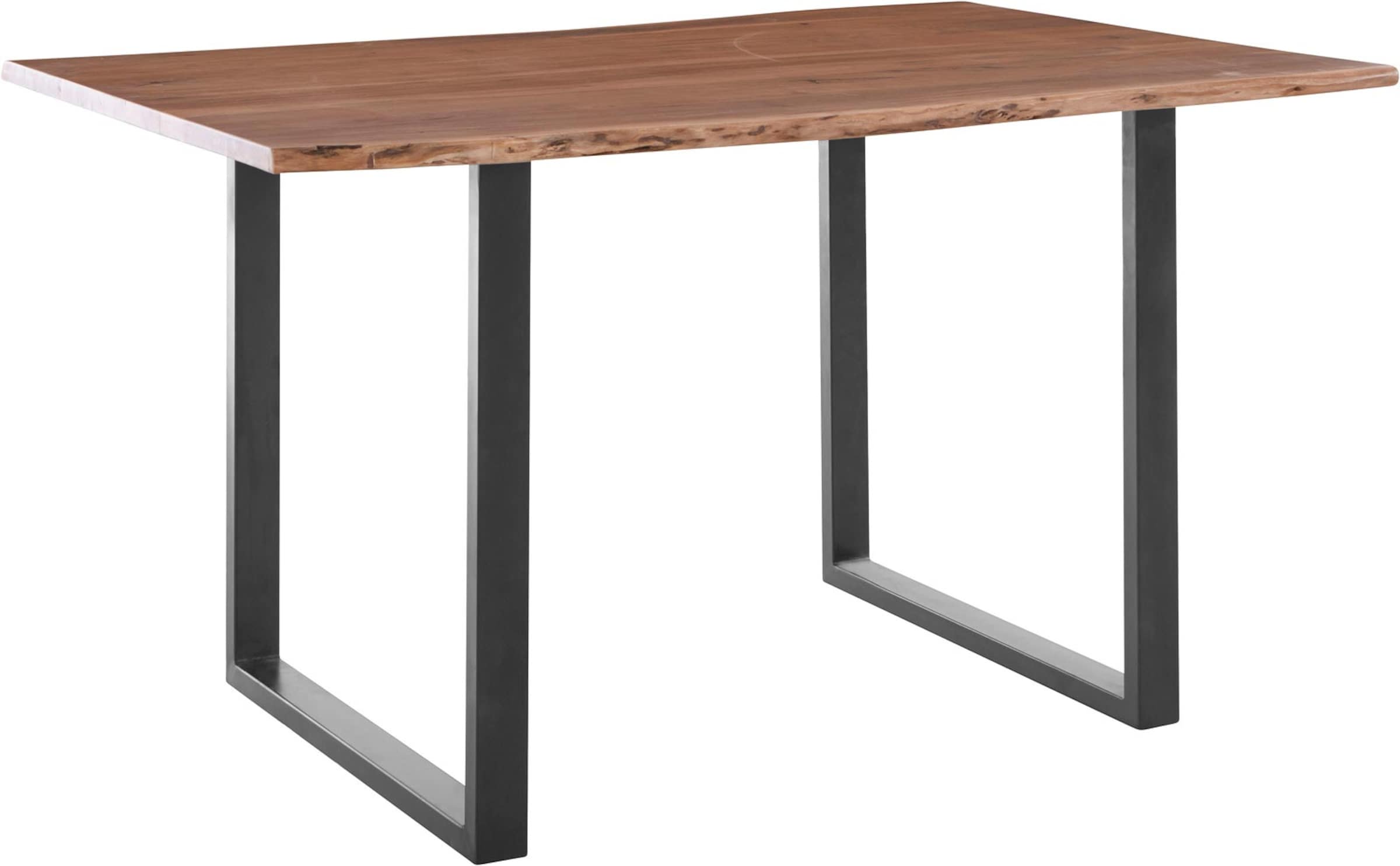 Möbel Tische HELA Baumkantentisch in braun 
