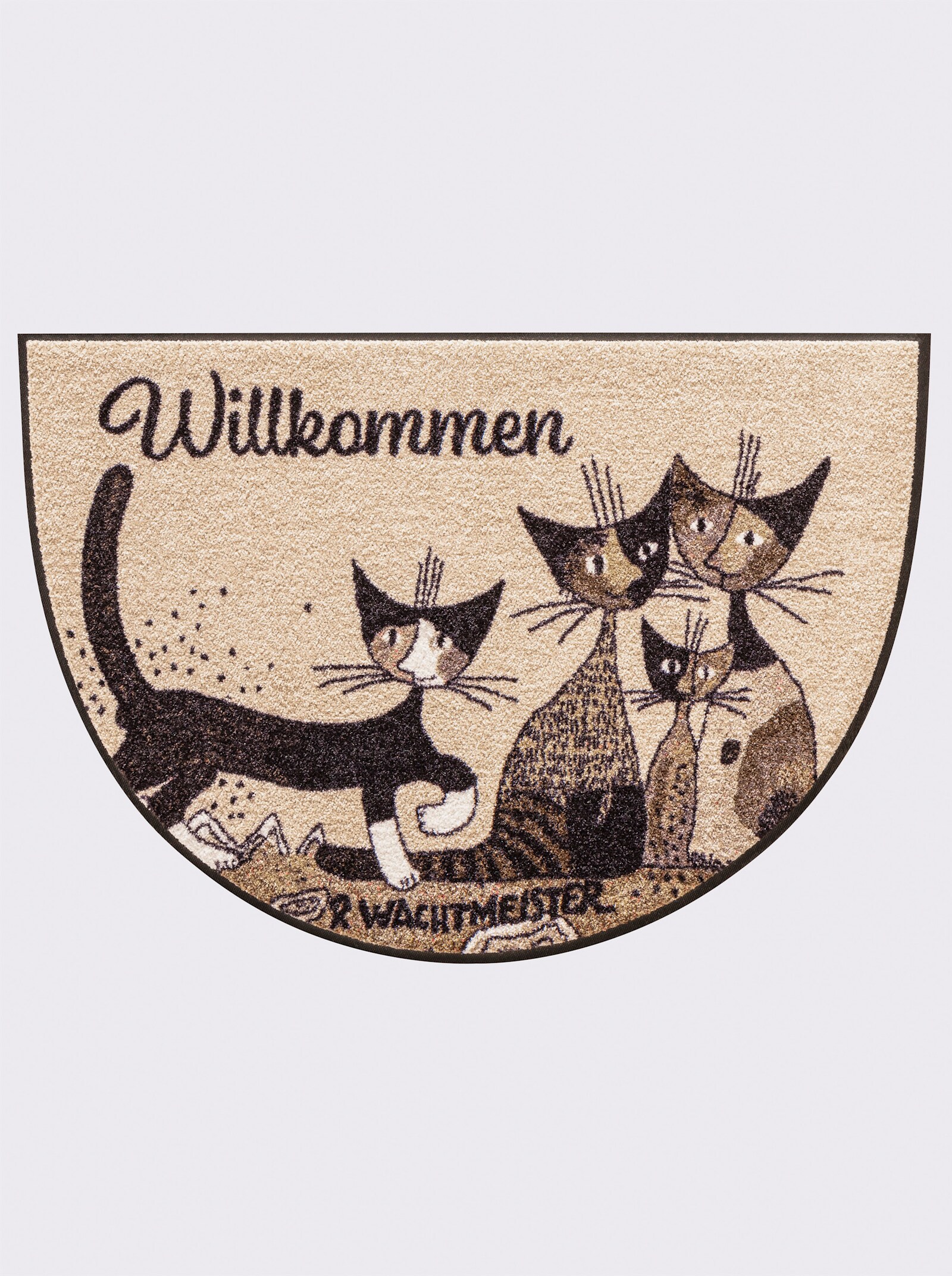 Salonloewe Voetmat - taupe geprint