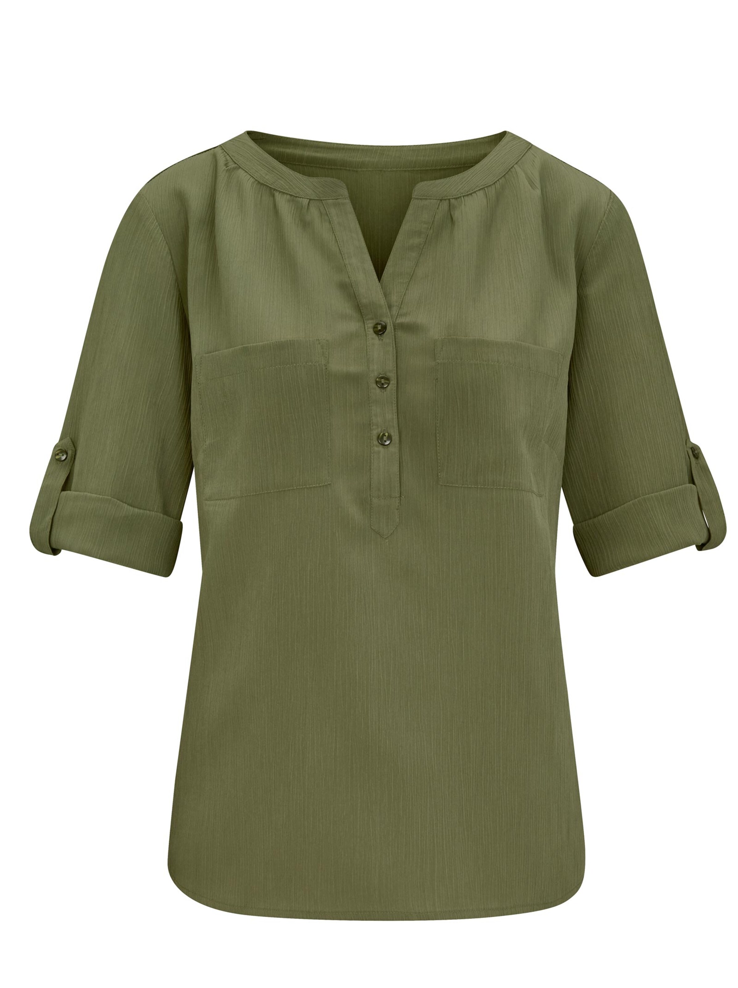 Bluse - olive