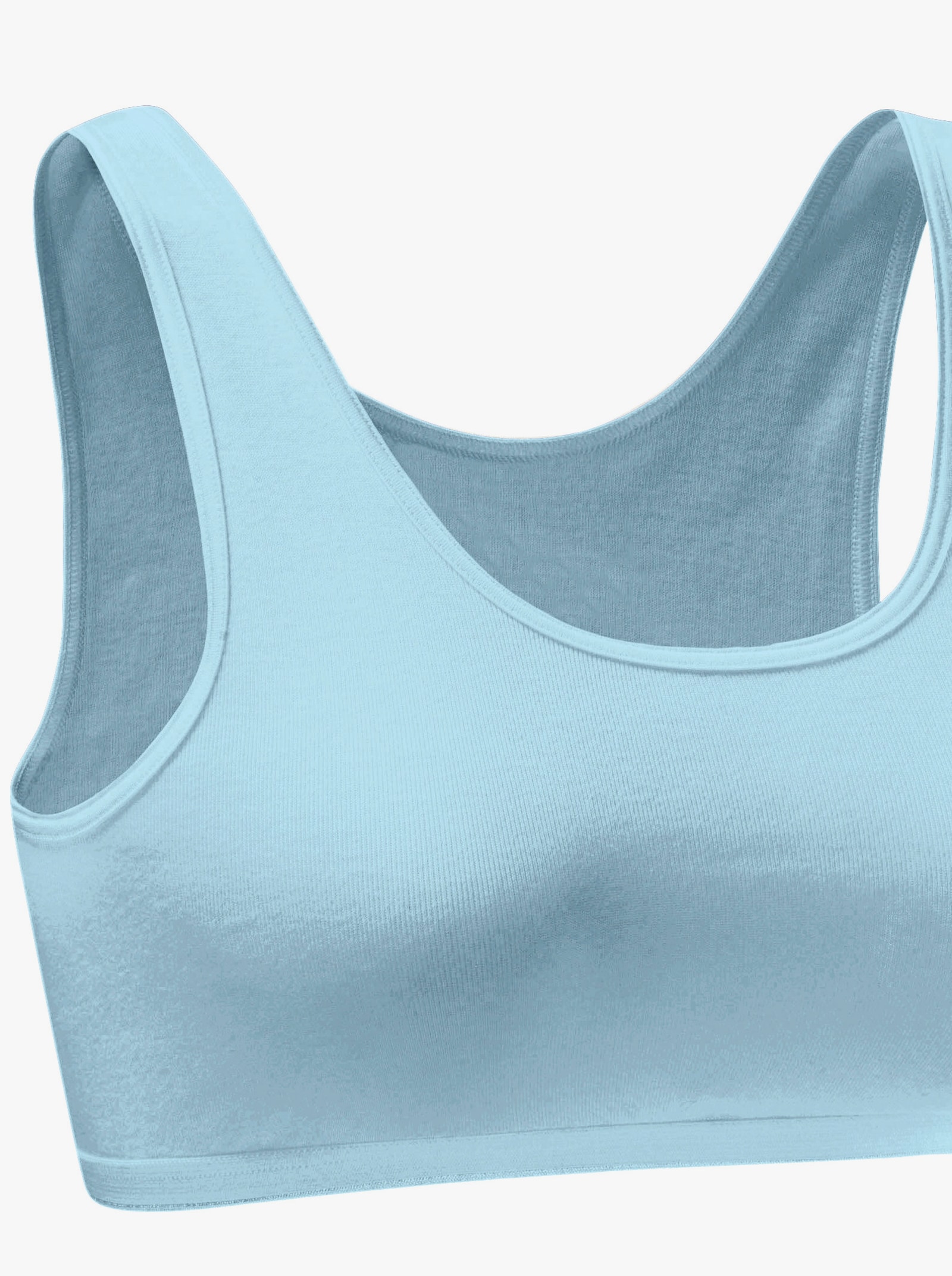 Speidel Bustier ohne Seitennähte - grün + koralle + blau