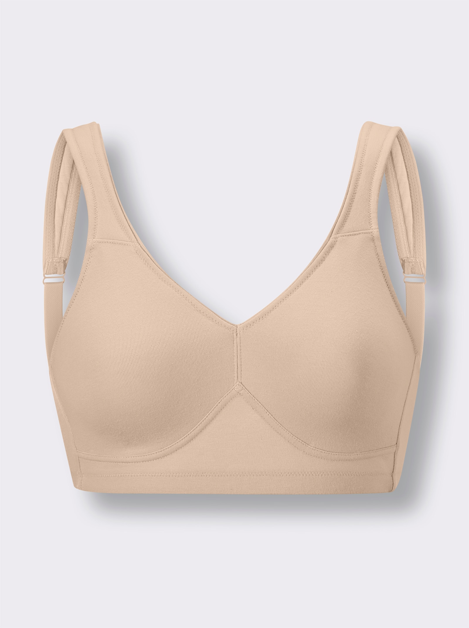 Speidel Komfort-BH ohne Bügel mit doppellagigen Cups - elfenbein
