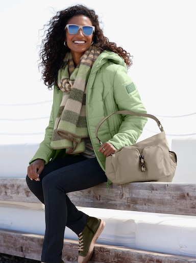 heine Steppjacke mit Kapuze - eucalyptus