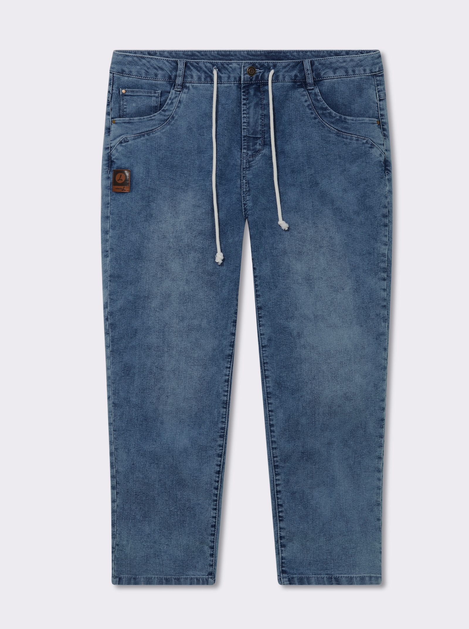 5-Pocket-Jeans in knöchellanger Schnittform - dark blue