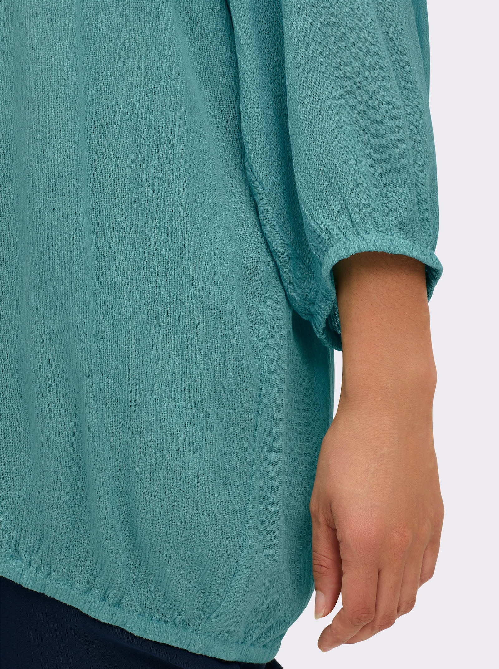 sheego Tunika mit 3/4-Raglanärmeln - ozean