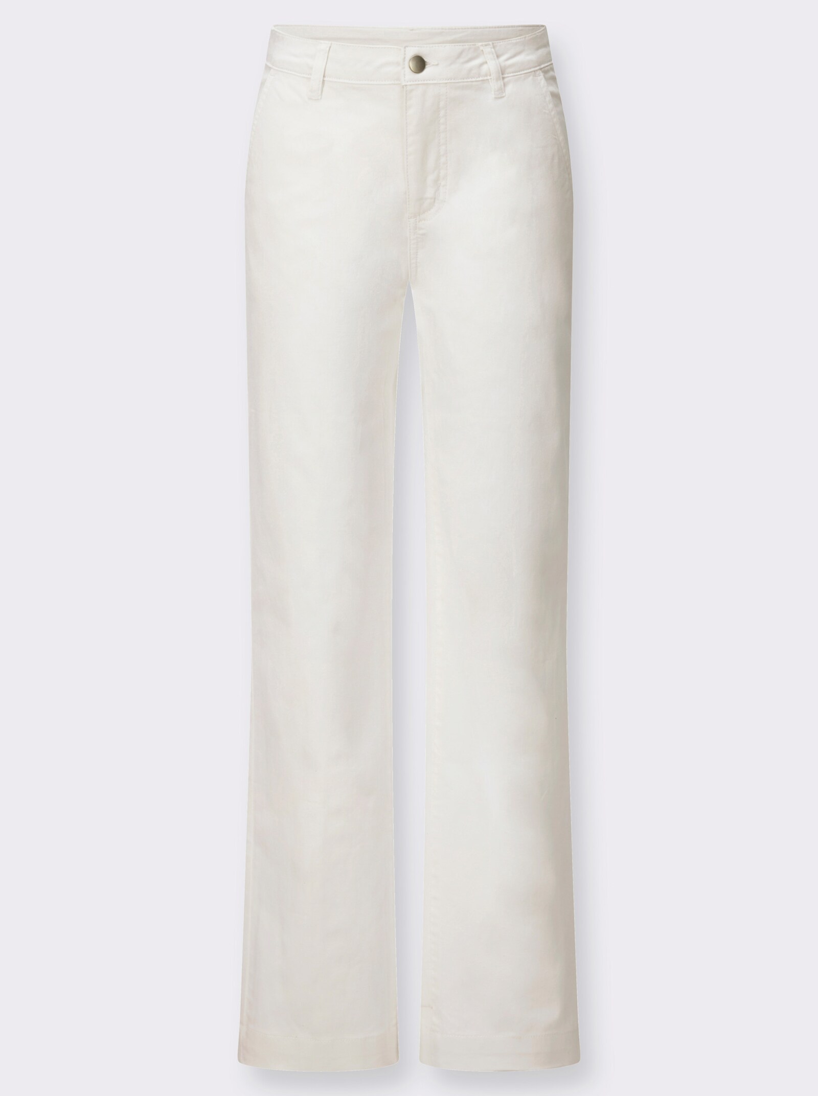 Gerade Jeans in Twill-Qualität - weiß