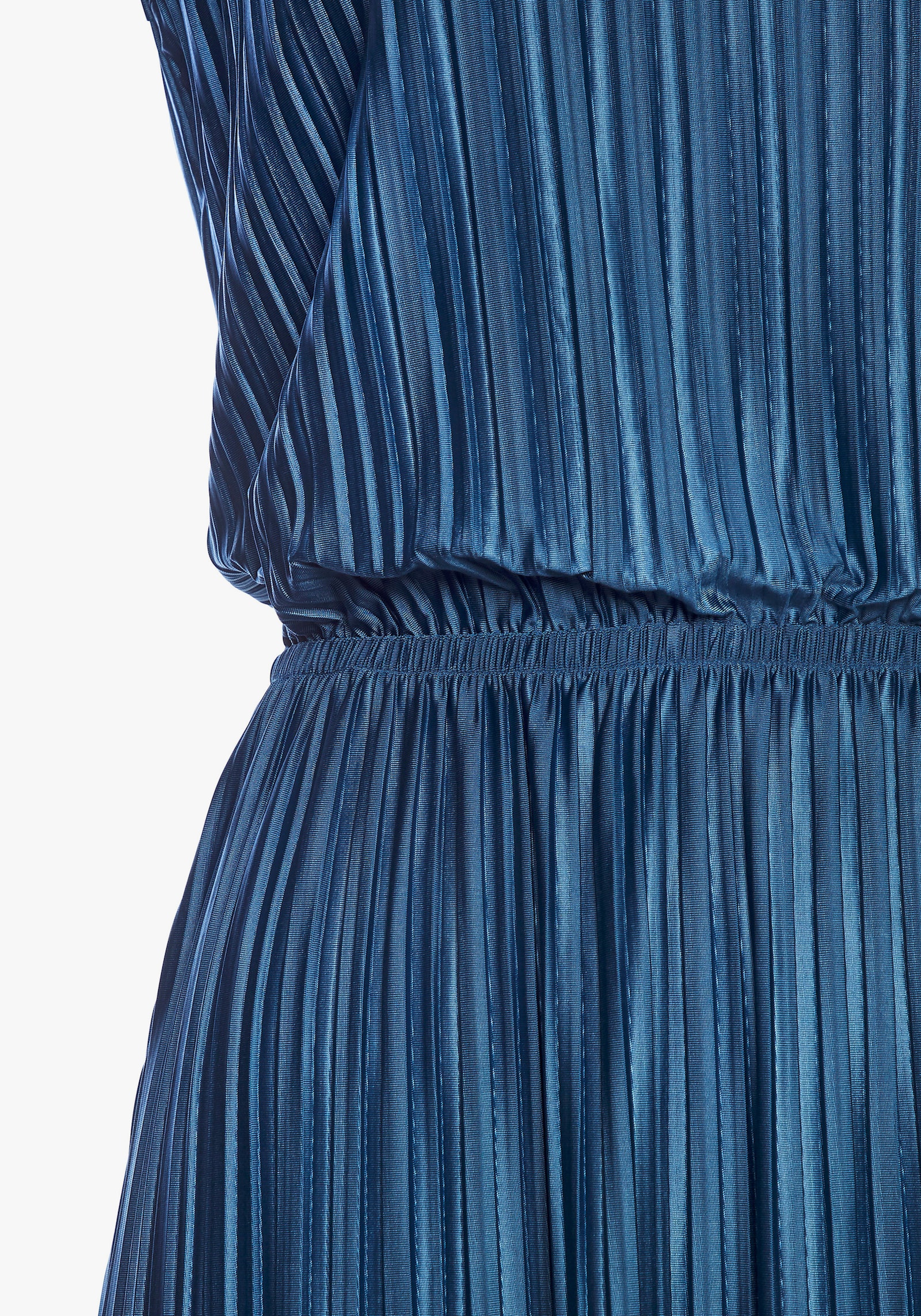 LASCANA Plisseekleid - dunkelblau