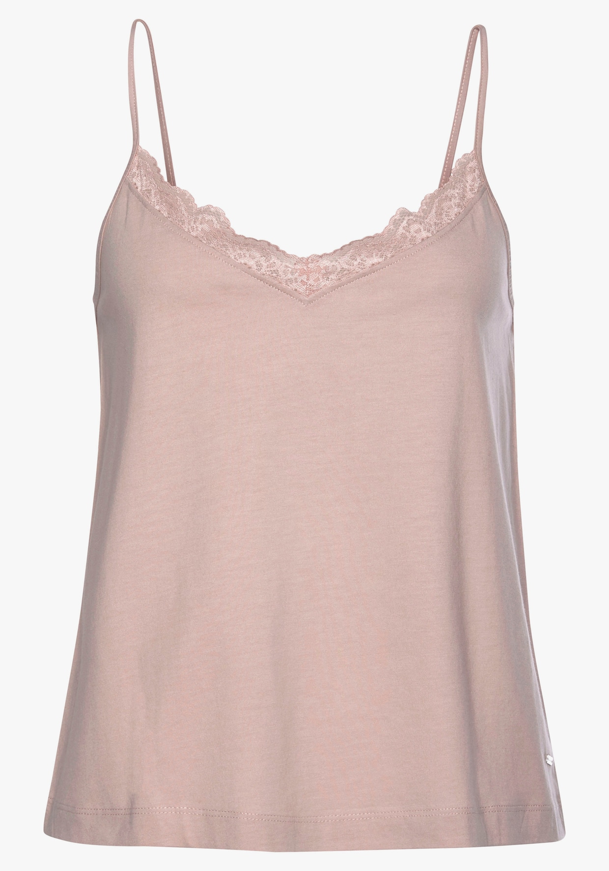 LASCANA Spitzentop - altrosa