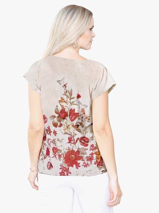 Shirt - ecru-bedruckt