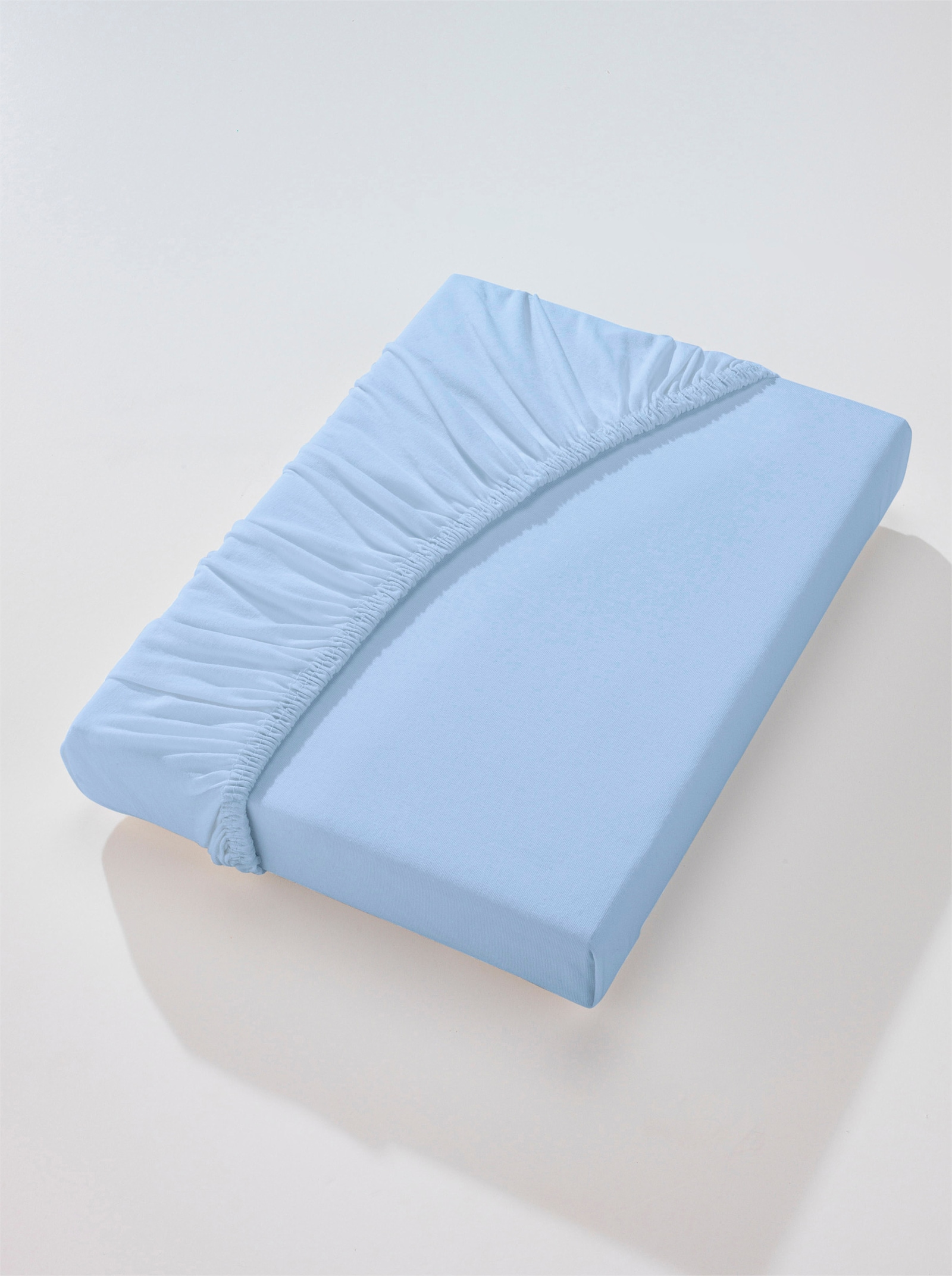 wäschepur Betttuch - hellblau
