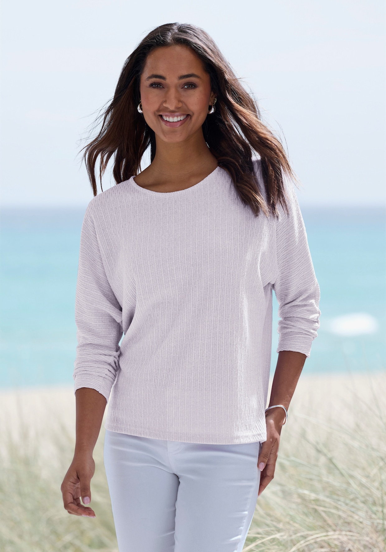 Vivance Langarmshirt - flieder