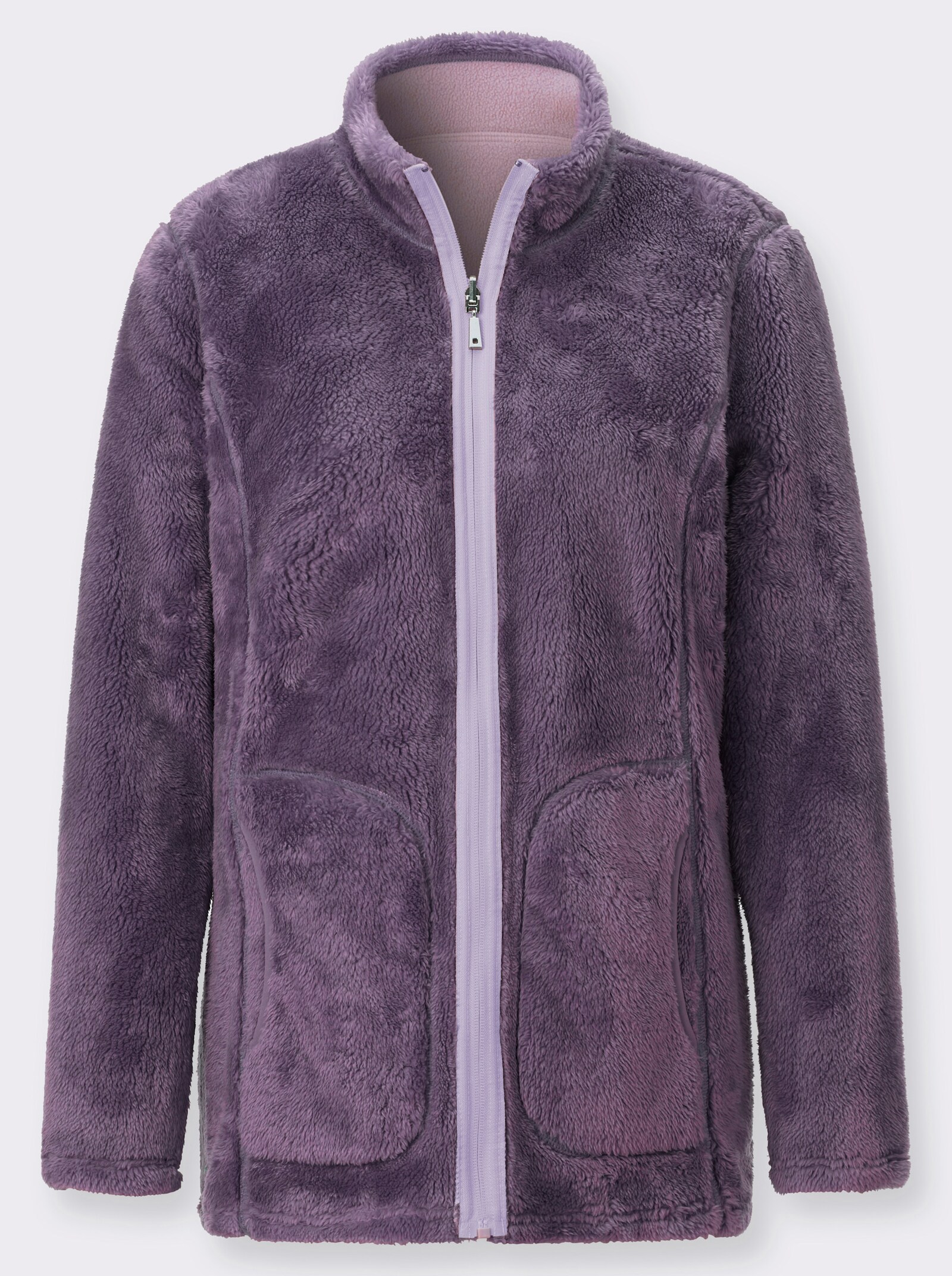 Wendejacke mit Wende-Funktion - flieder-feige