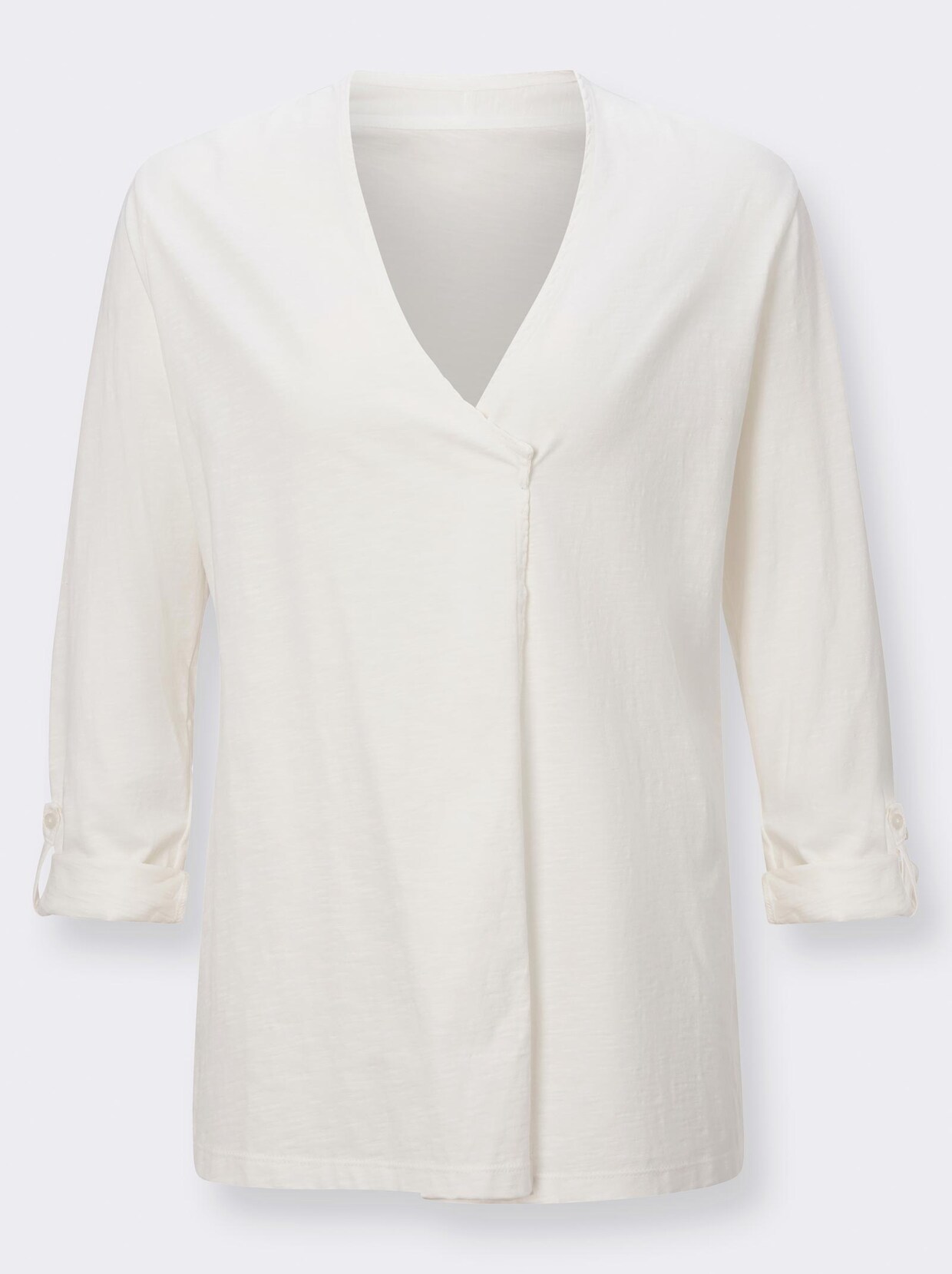 Shirtjacke - weiß