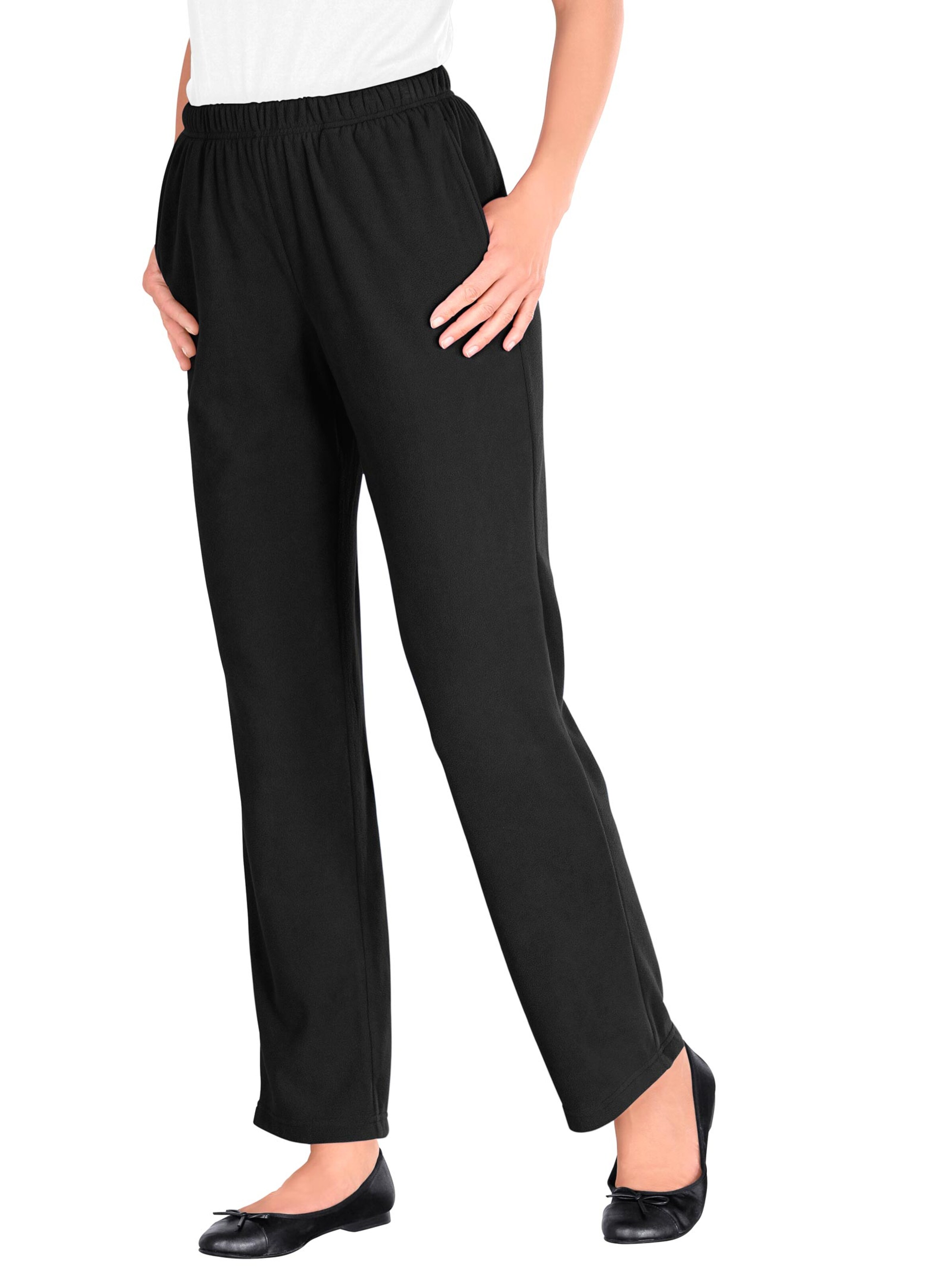 Fleece-Hose - schwarz