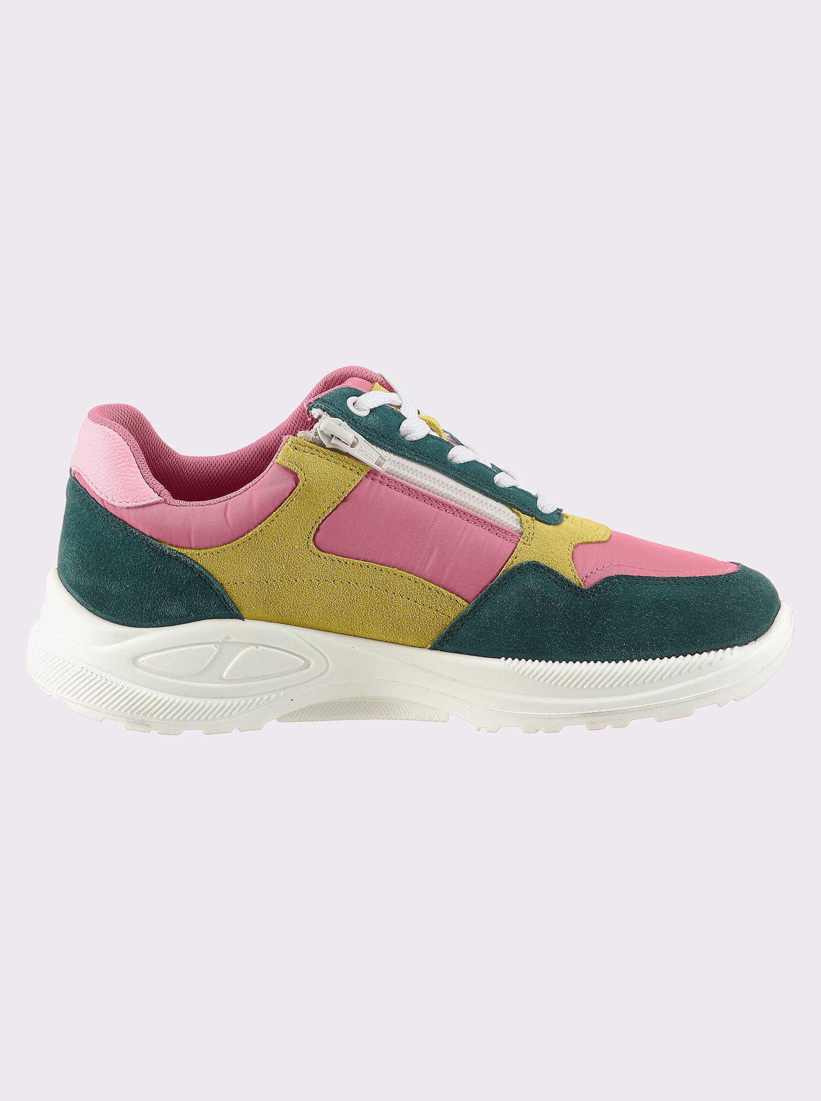 Jomos Sneaker mit Memory-Wechselfußbett - pink-gemustert
