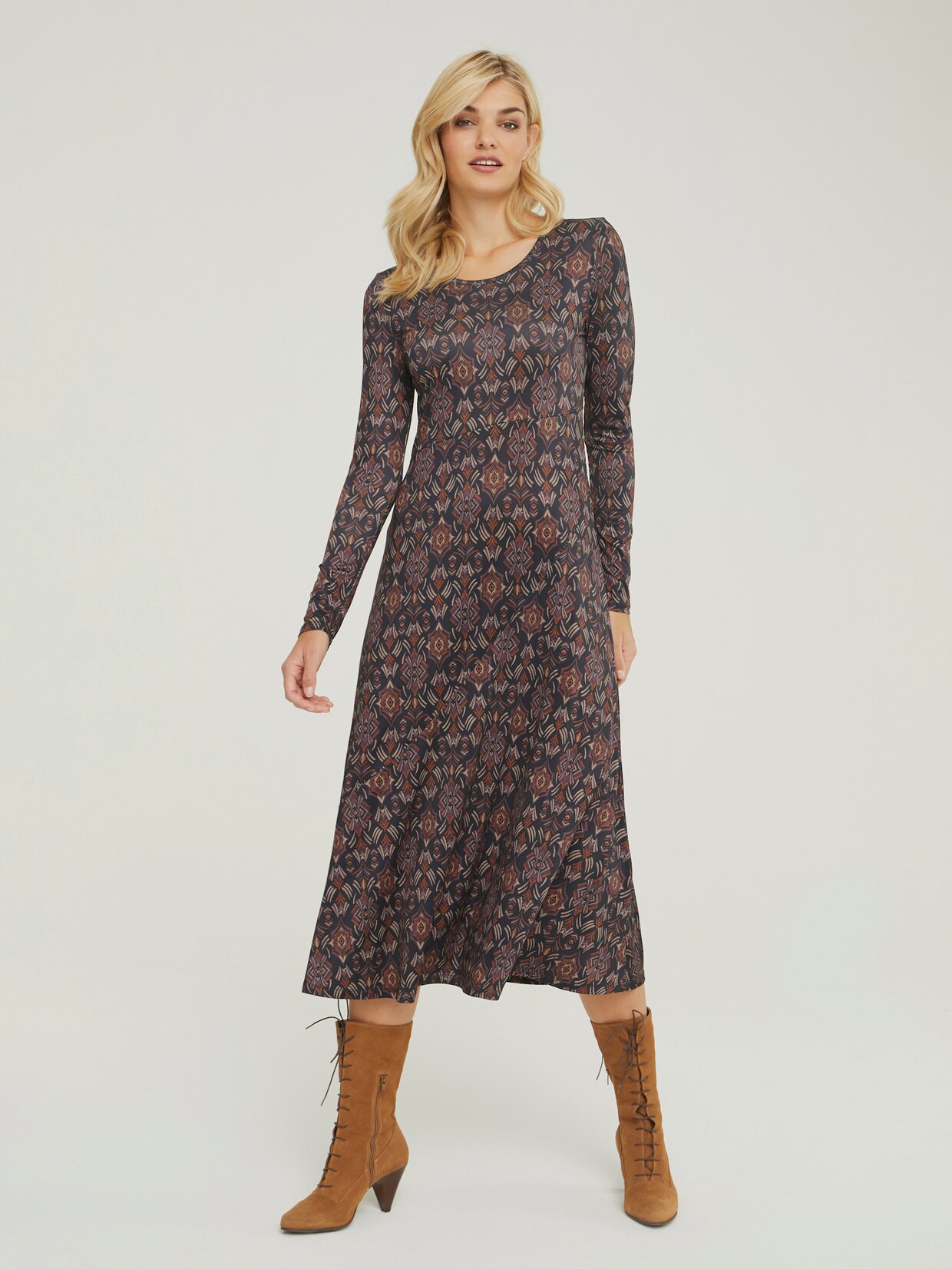 heine Druck-Kleid - bunt