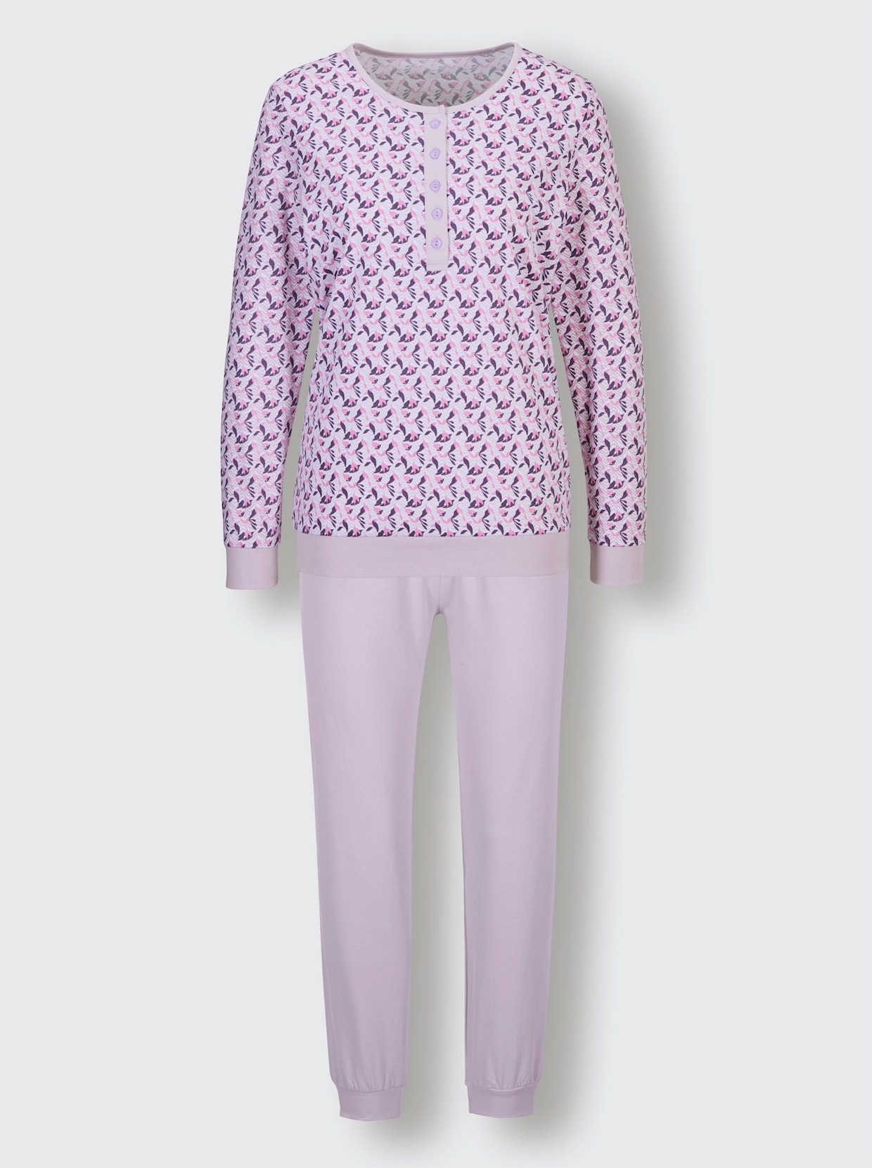 wäschepur Pyjama's - lila + apricot