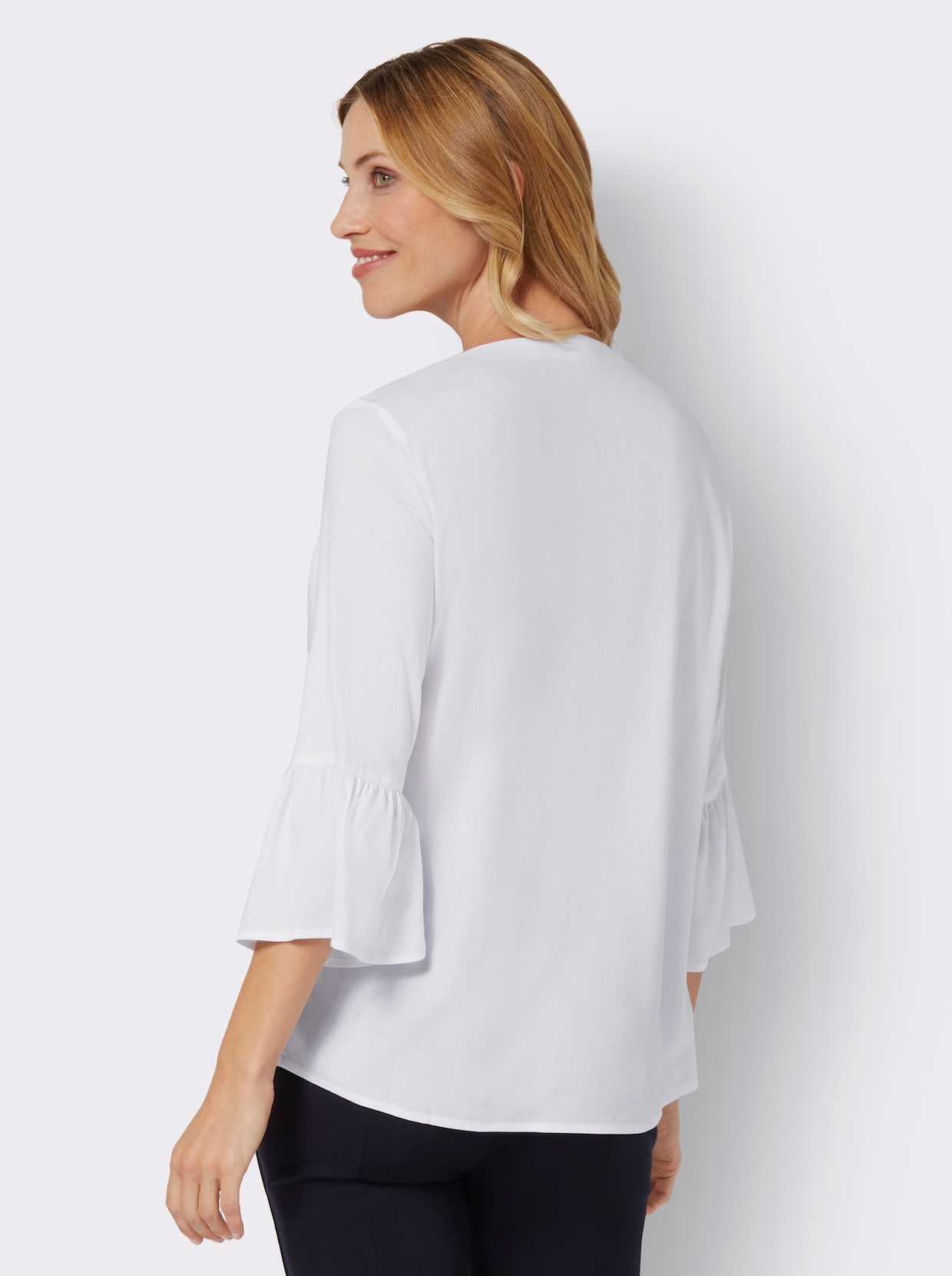 Comfortabele blouse - wit