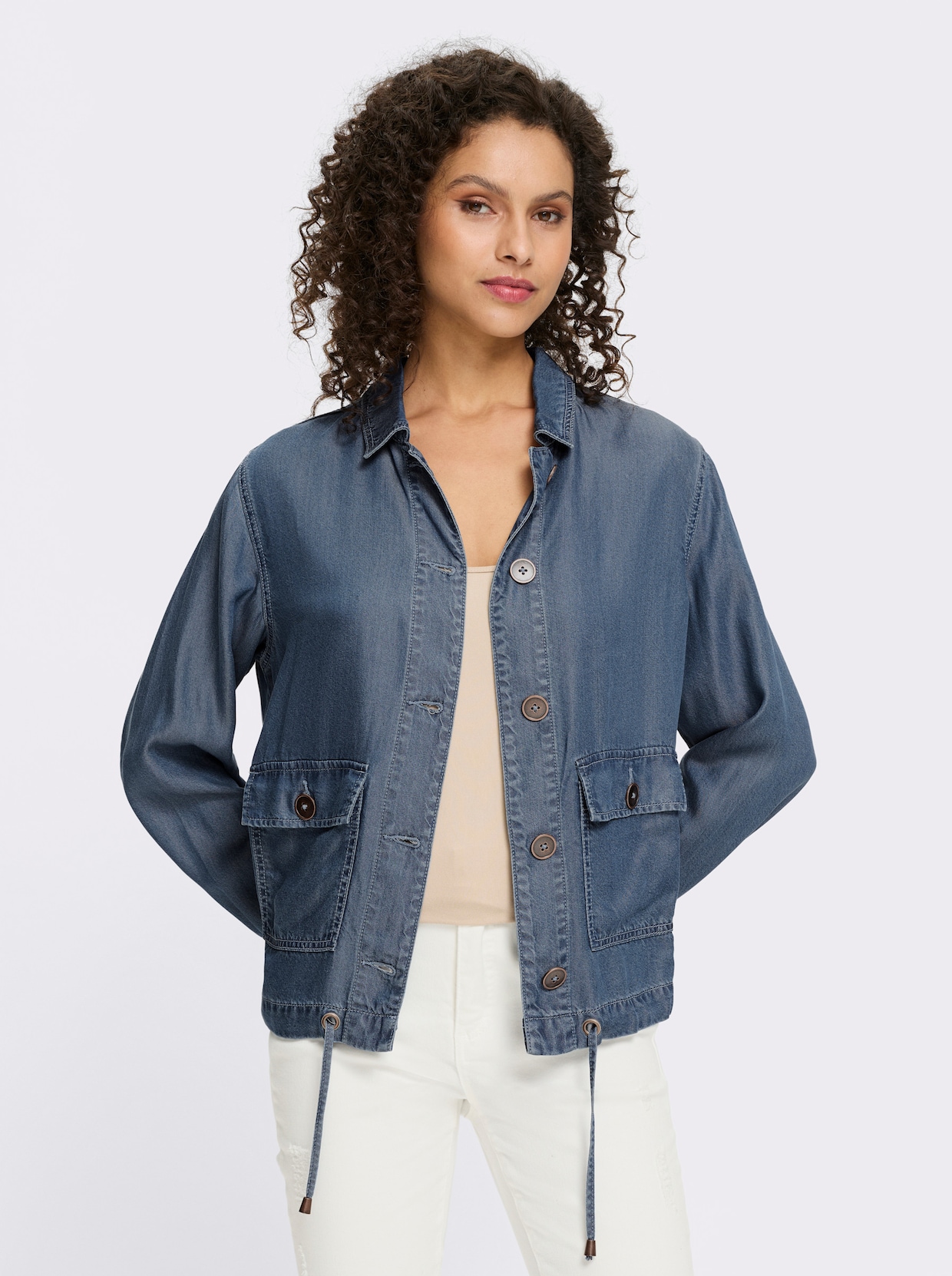 heine Freizeitjacke - blue-bleached