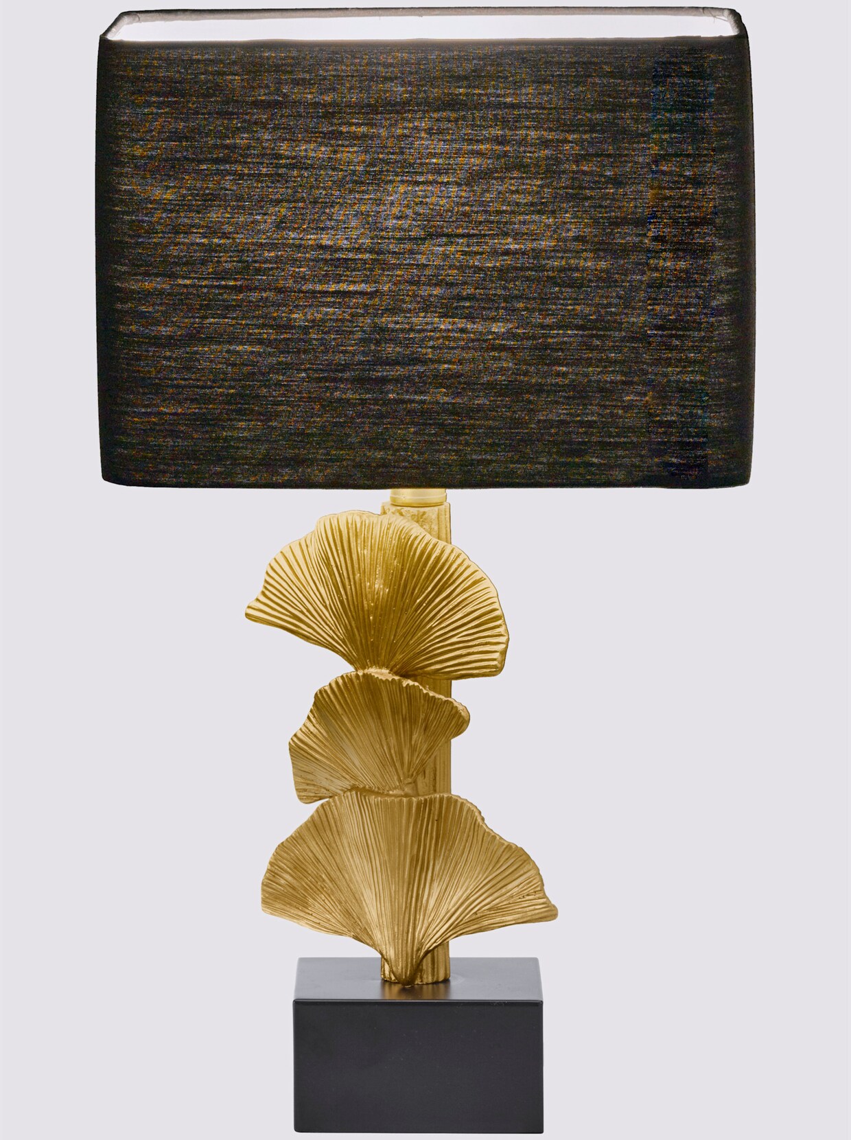 Schwartinsky Tischleuchte - schwarz-goldfarben