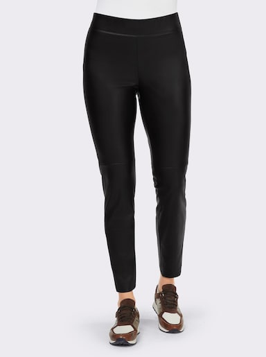 heine Lederimitat-Leggings - schwarz