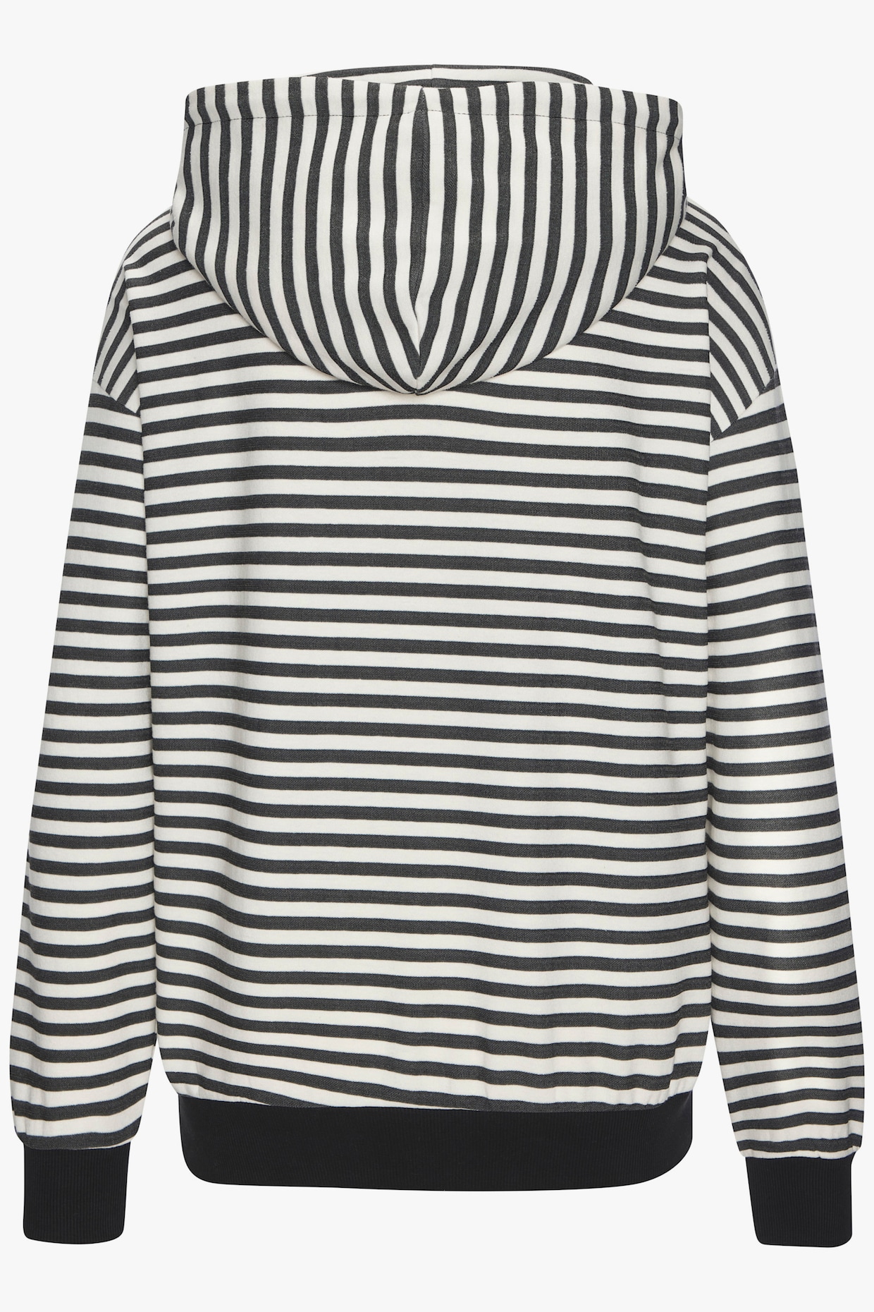 H.I.S Kapuzenpullover - schwarz gestreift