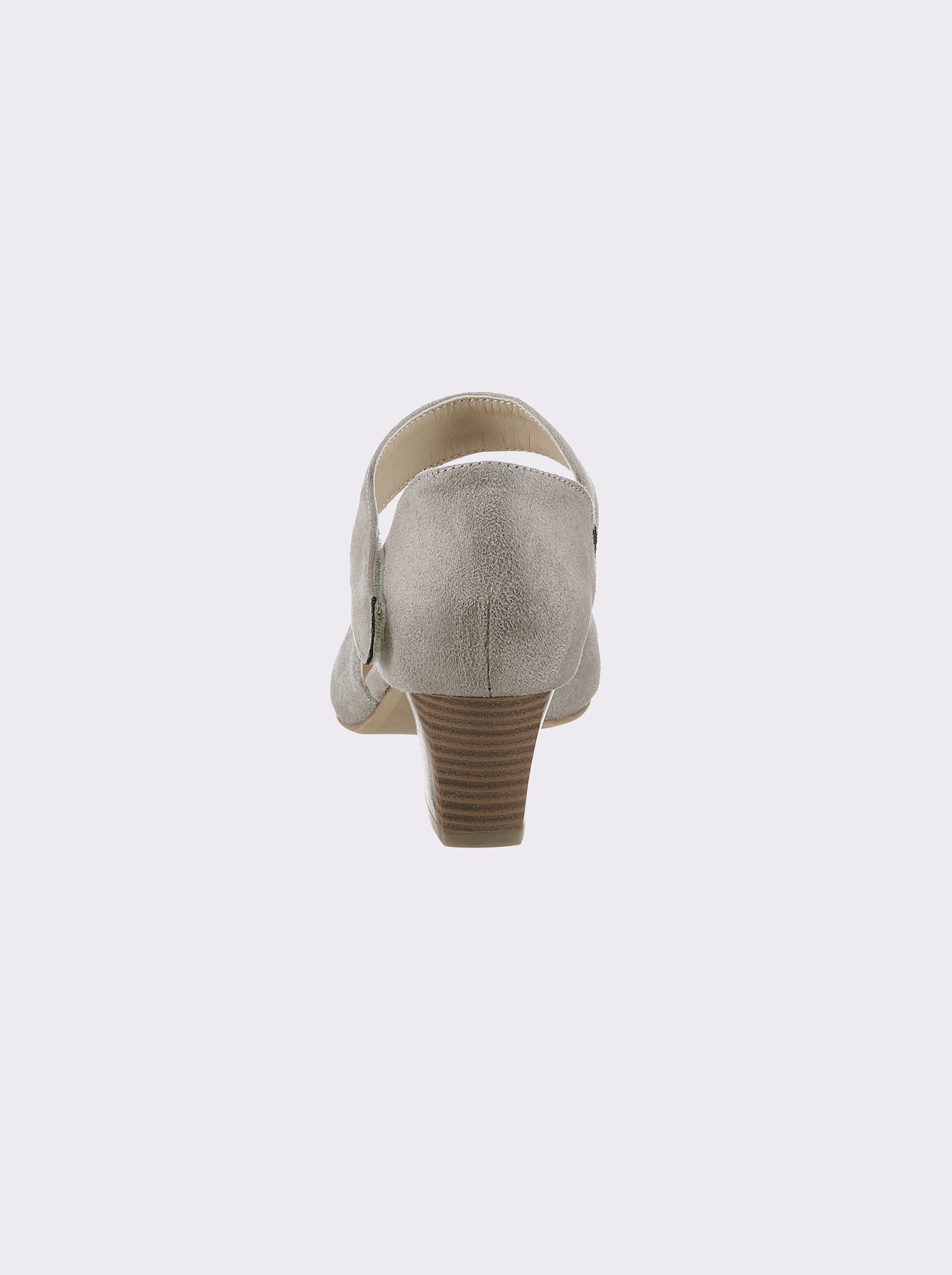 Andrea Conti Pumps mit Klettverschluss - hellgrau