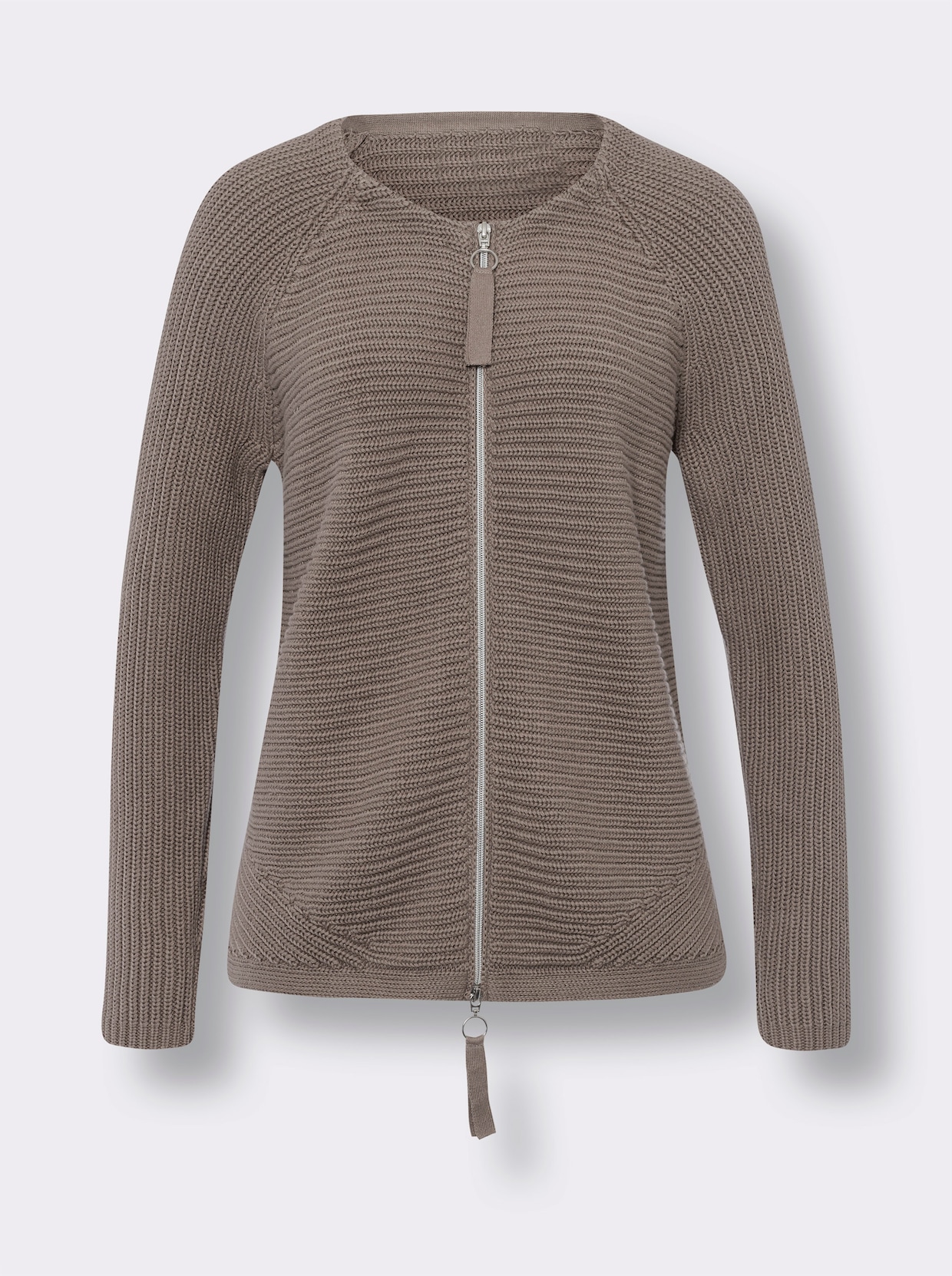 heine Veste en tricot - taupe