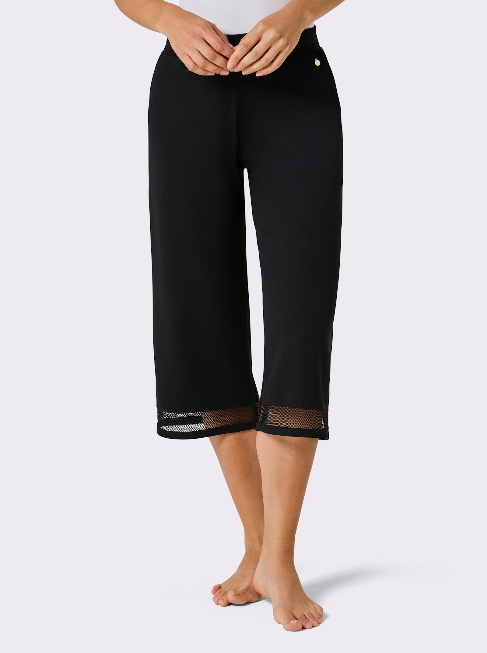 CREATION L PREMIUM Modal-Mix-Culotte - schwarz