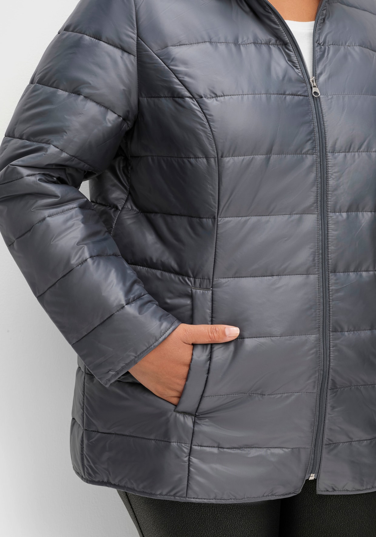 Steppjacke - grau