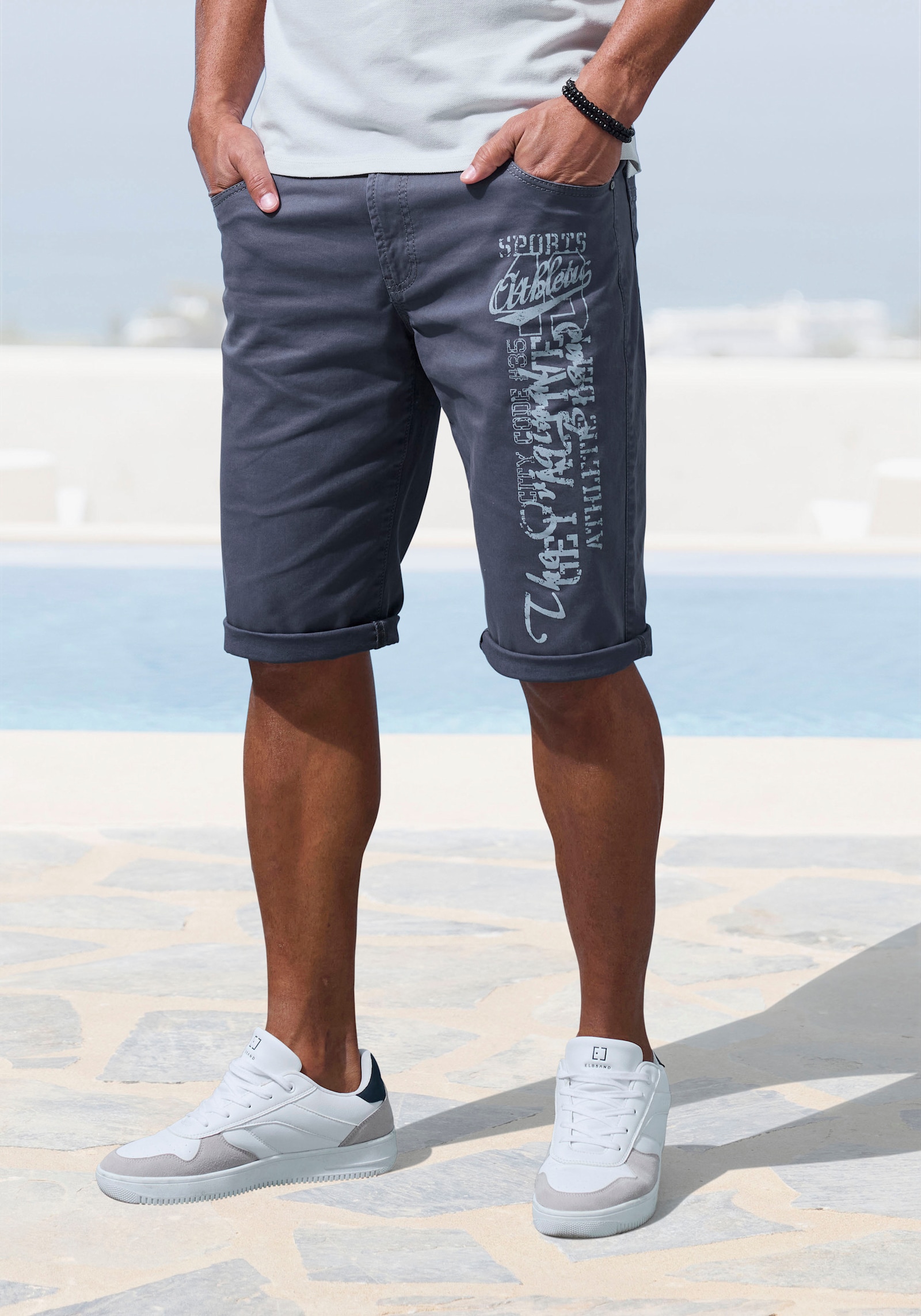 John Devin Bermudas - anthrazit