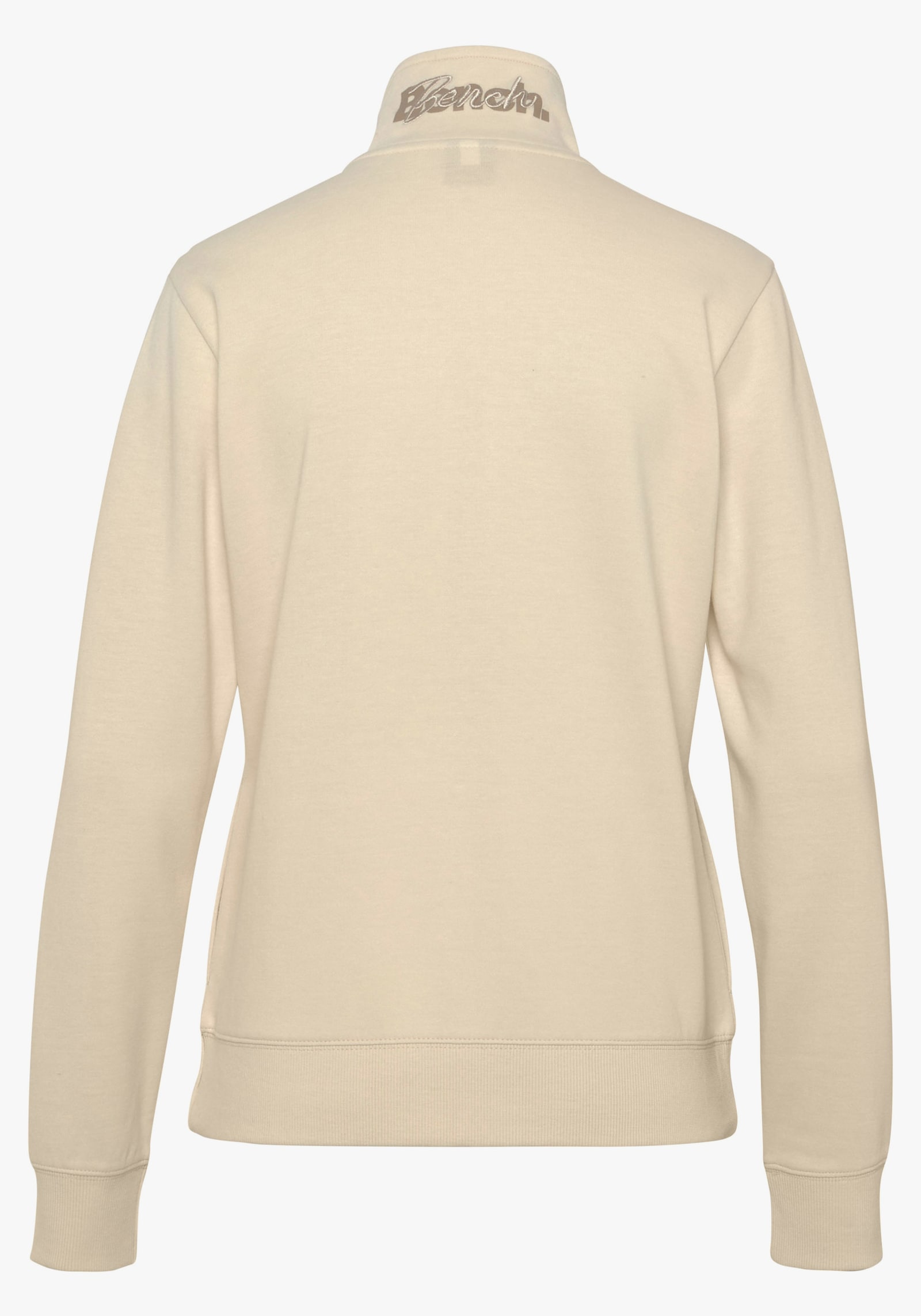 Bench. Loungewear Sweatjacke - sand