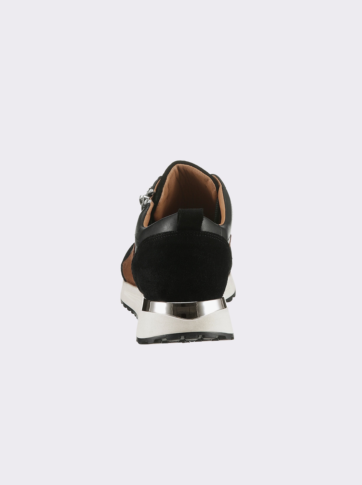 heine Sneaker - zwart/bruin