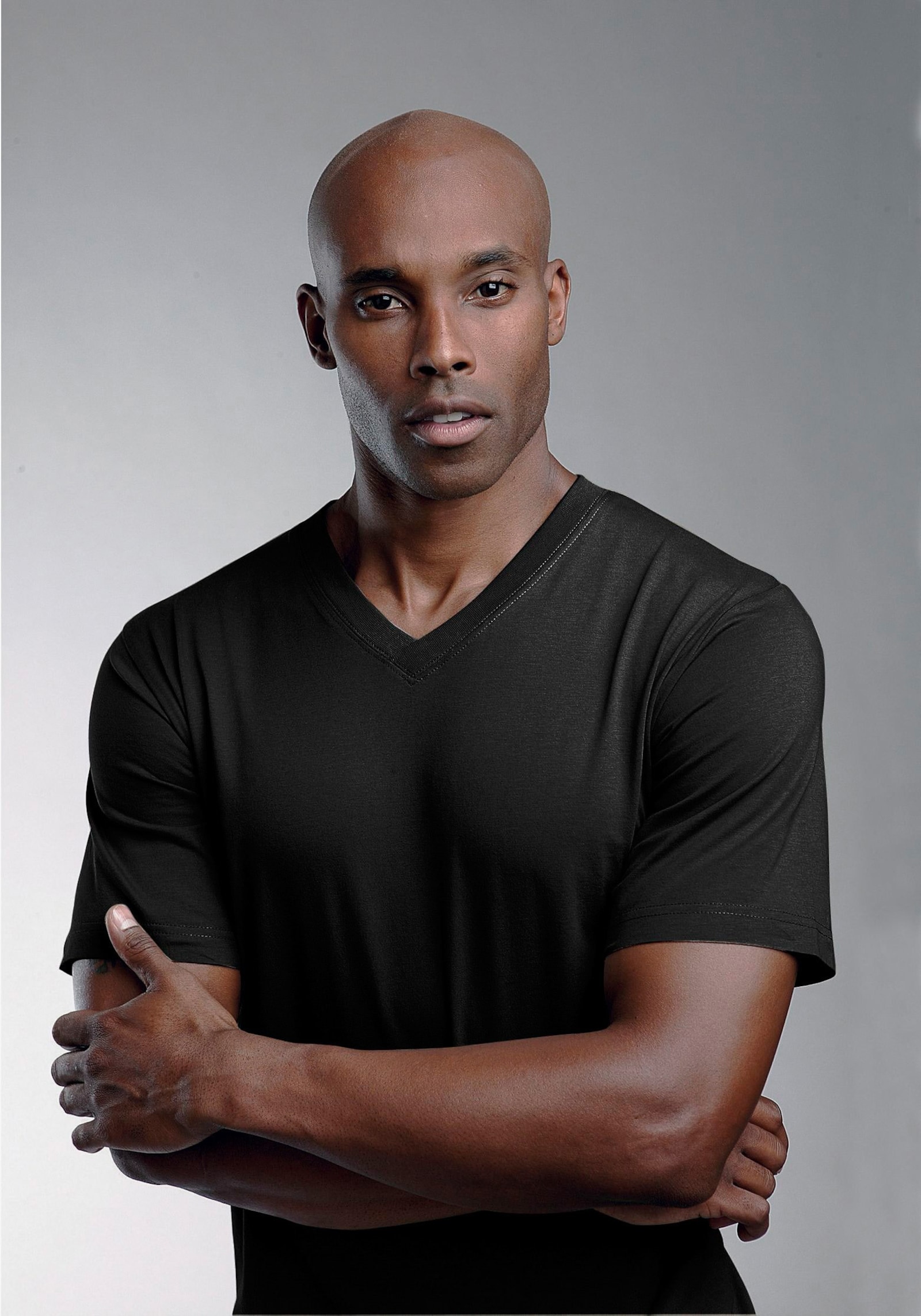 H.I.S T-Shirt - schwarz