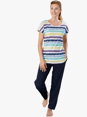 Longshirt - weiß-bedruckt