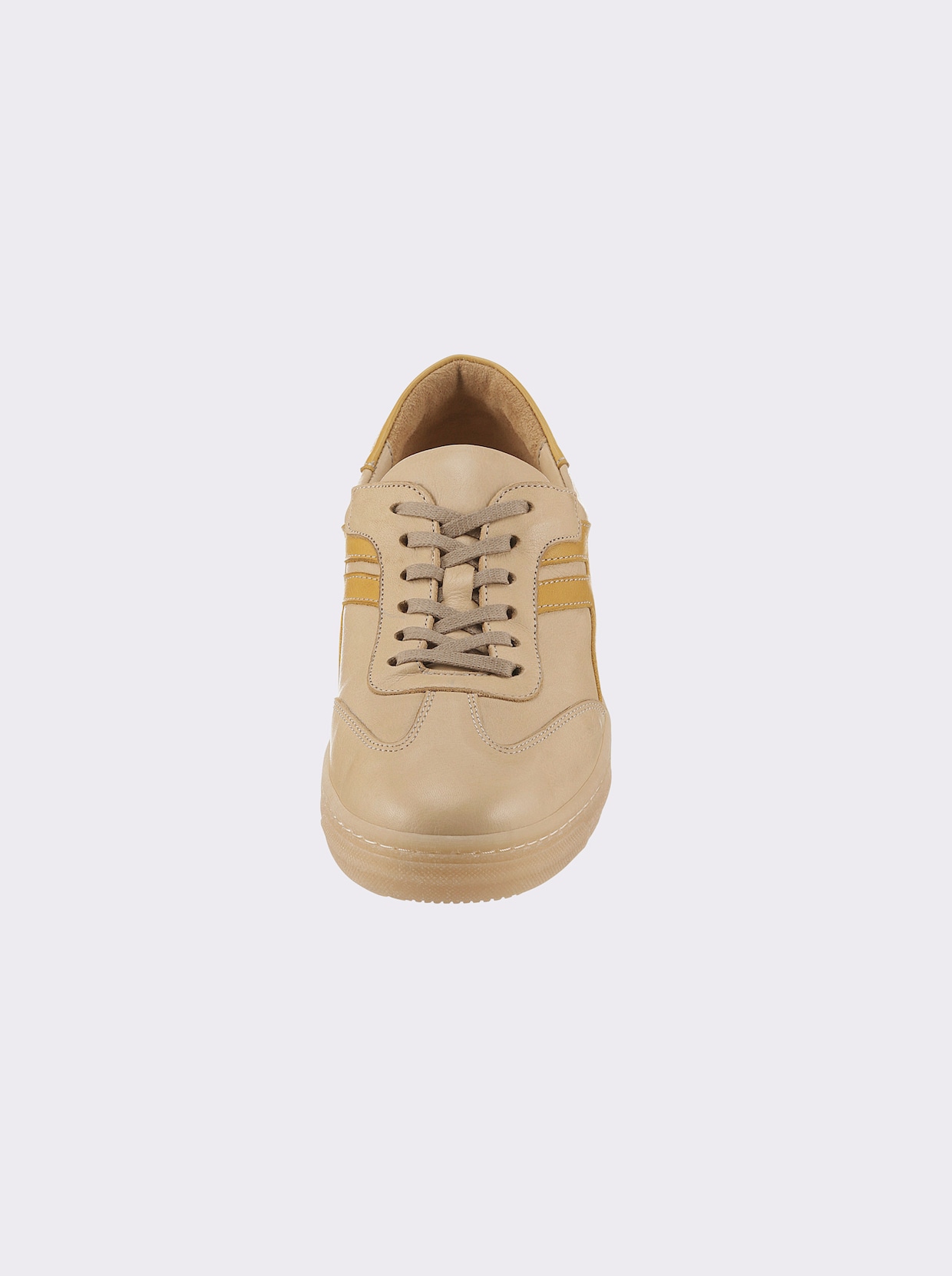 Sneaker - camel-gelb