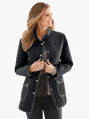 Steppjacke - schwarz