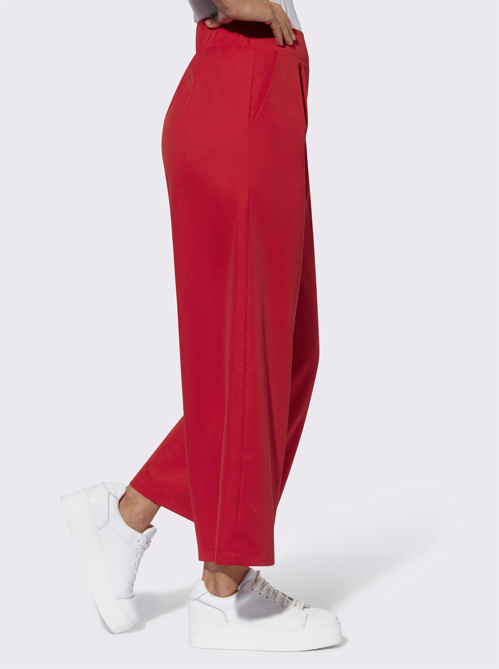 Culotte mit hoher Taille - rot