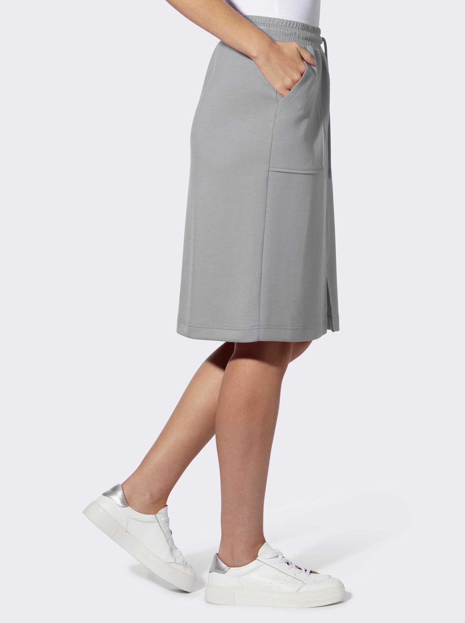 heine Jerseyrock - steingrau