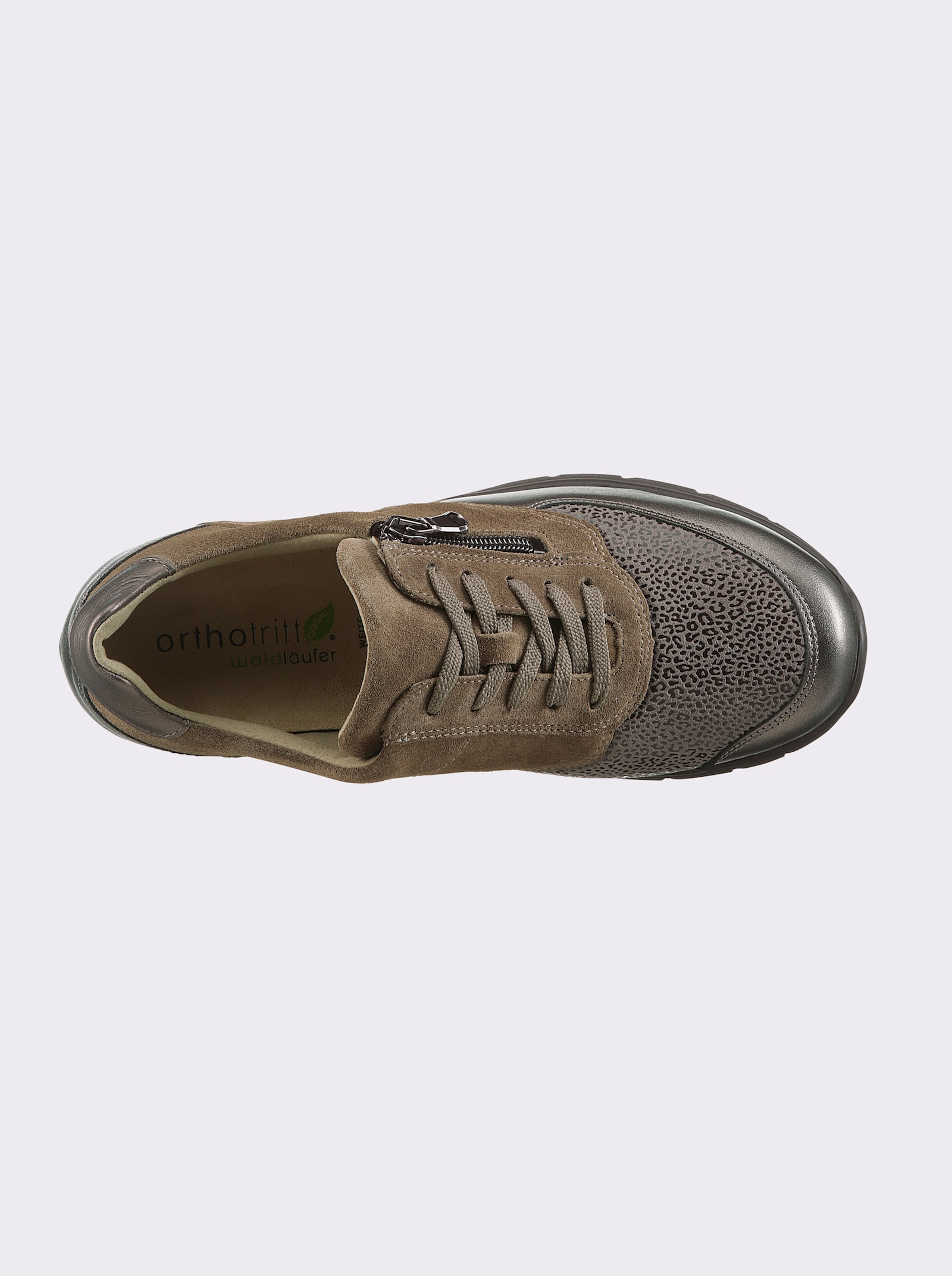 Waldläufer Sneaker für sehr kräftige Füsse - beige