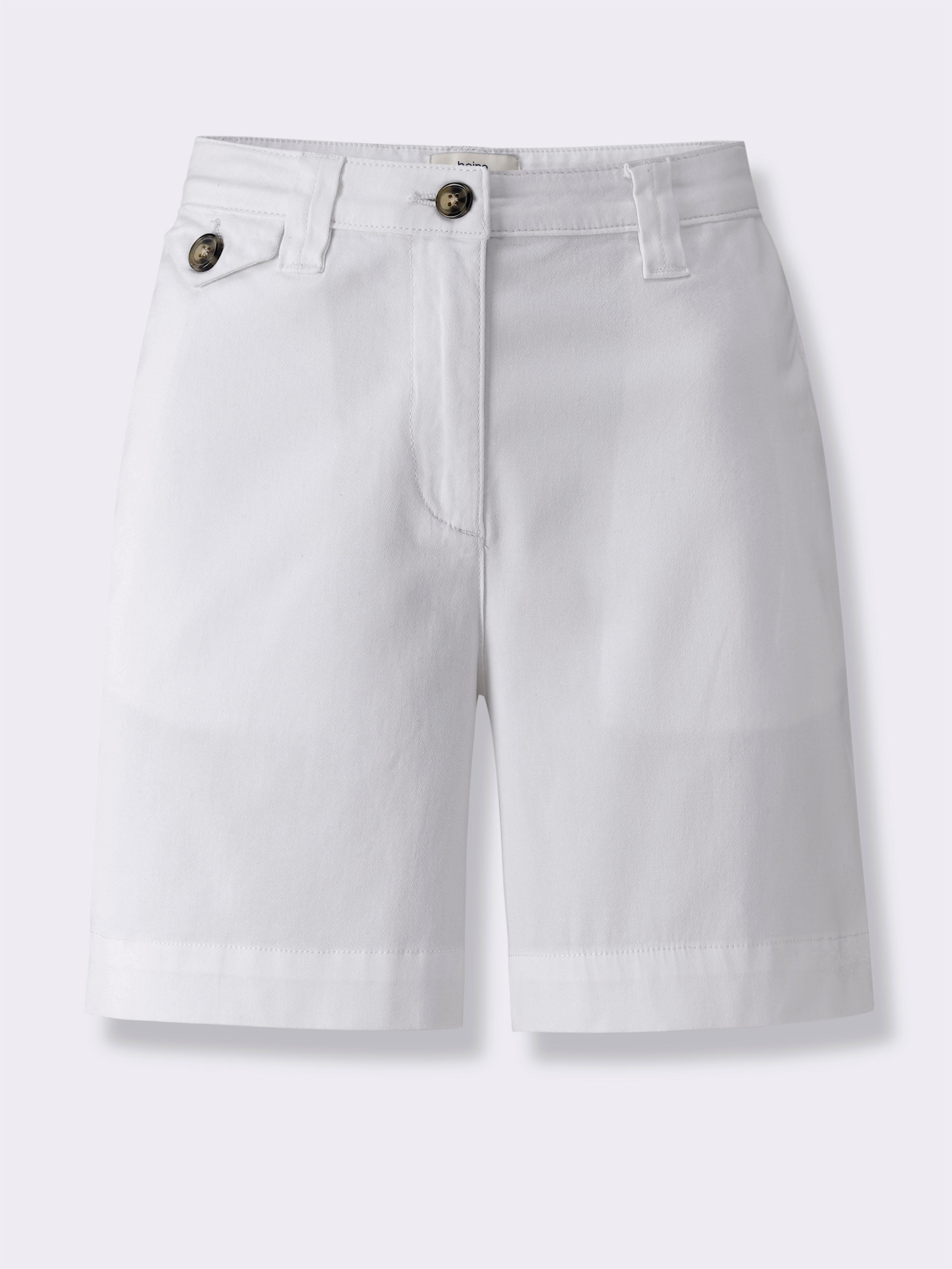 heine Shorts mit etwas weiterem Bein - weiß